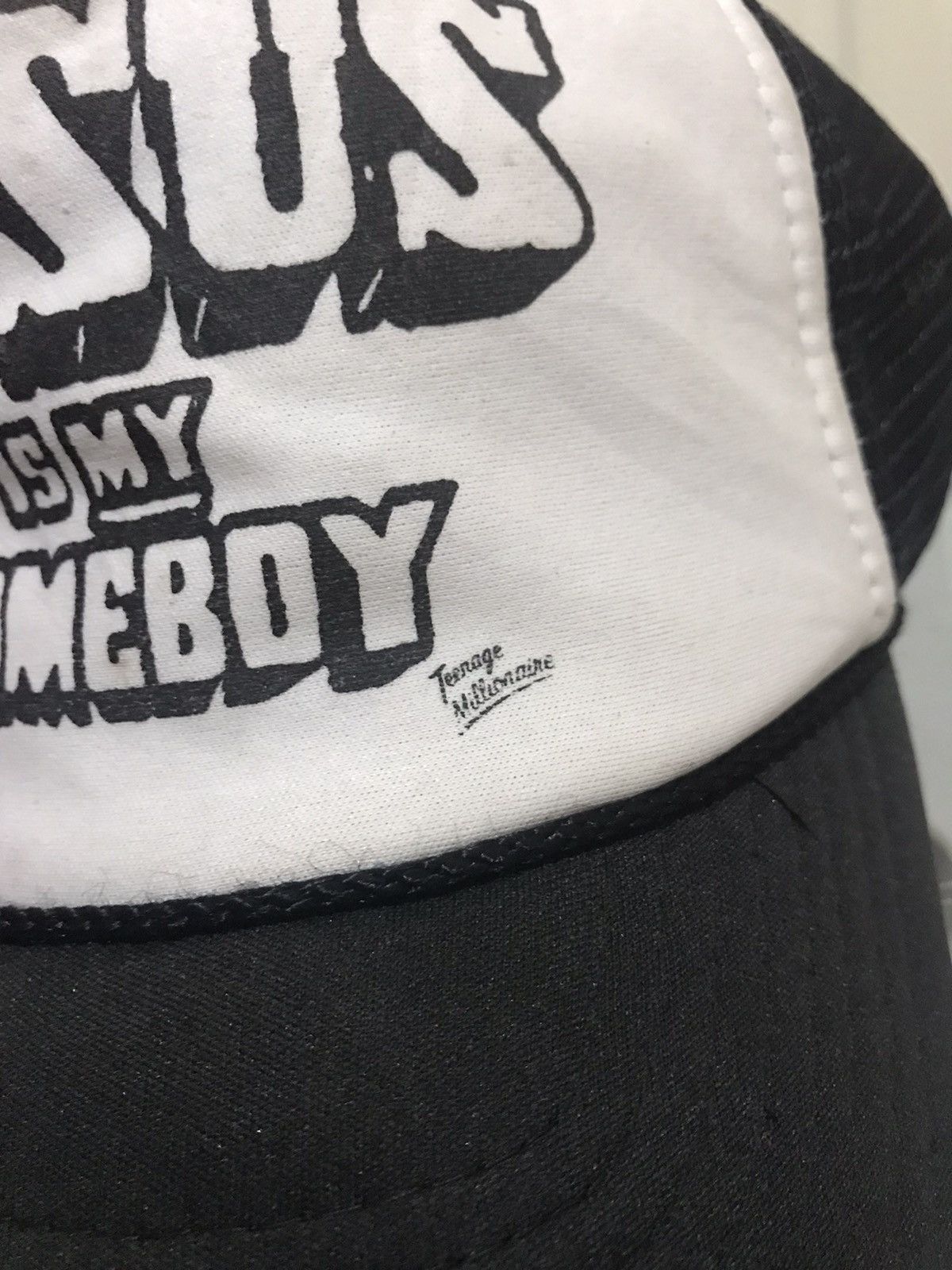 Vintage Vintage Trucker Hat Jesus Is My Homeboy By Nissun Size ONE SIZE - 3 Thumbnail
