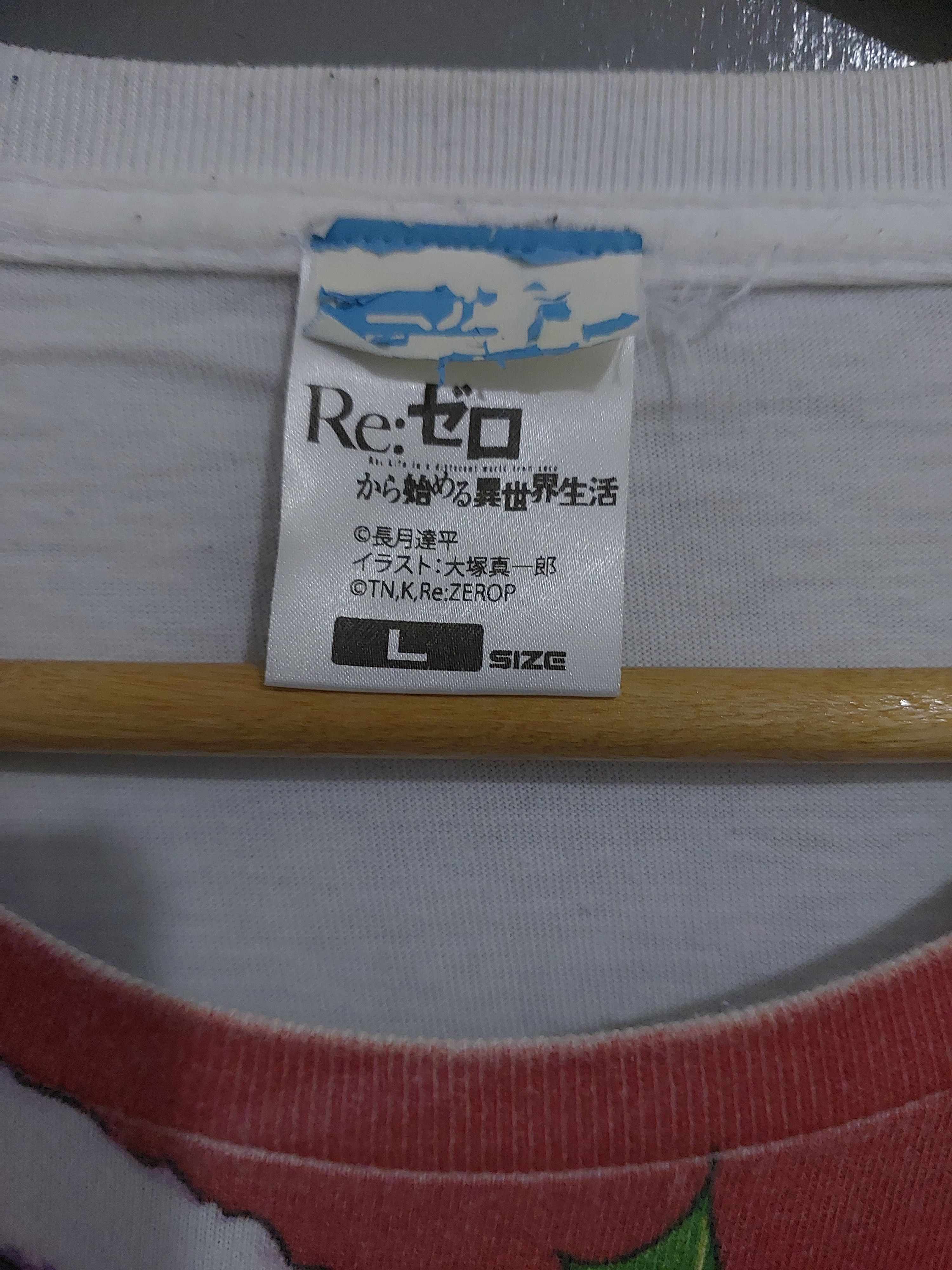 Anime RE ZERO ANIME LIMITED EDITION COSPA T-SHIRT Size US L / EU 52-54 / 3 - 7 Thumbnail