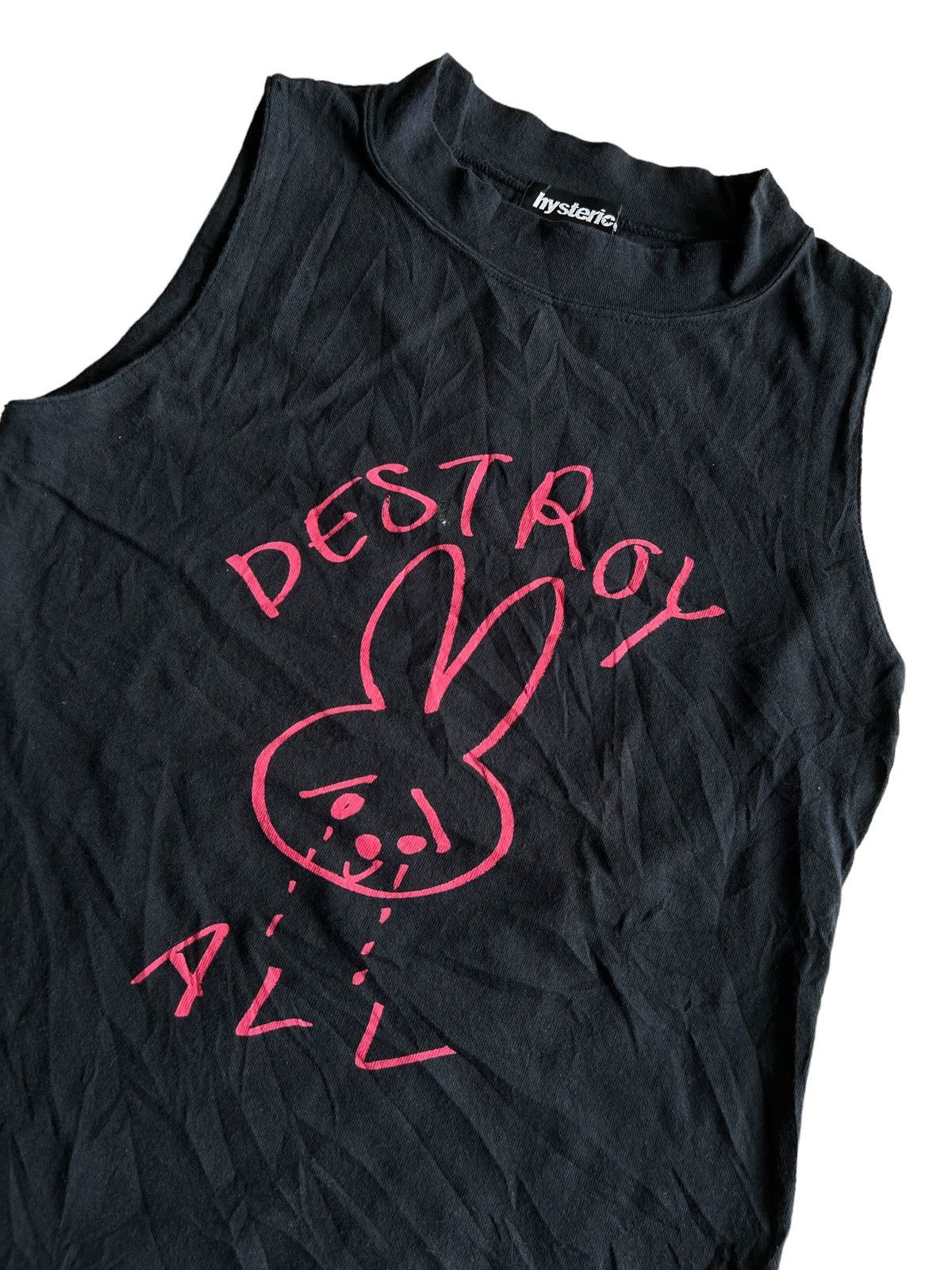 Hysteric Glamour SICK🔥90s Hysteric Glamour "Destroy All" Anarchy Sleeveless Size US S / EU 44-46 / 1 - 1 Thumbnail