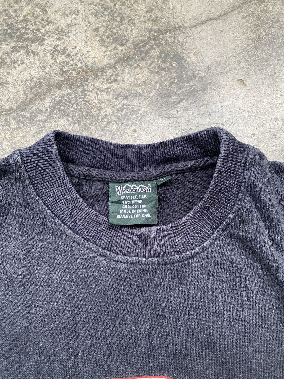 Manastash Vintage Manastash Big Logo Hemp Tees Size US L / EU 52-54 / 3 - 8 Thumbnail
