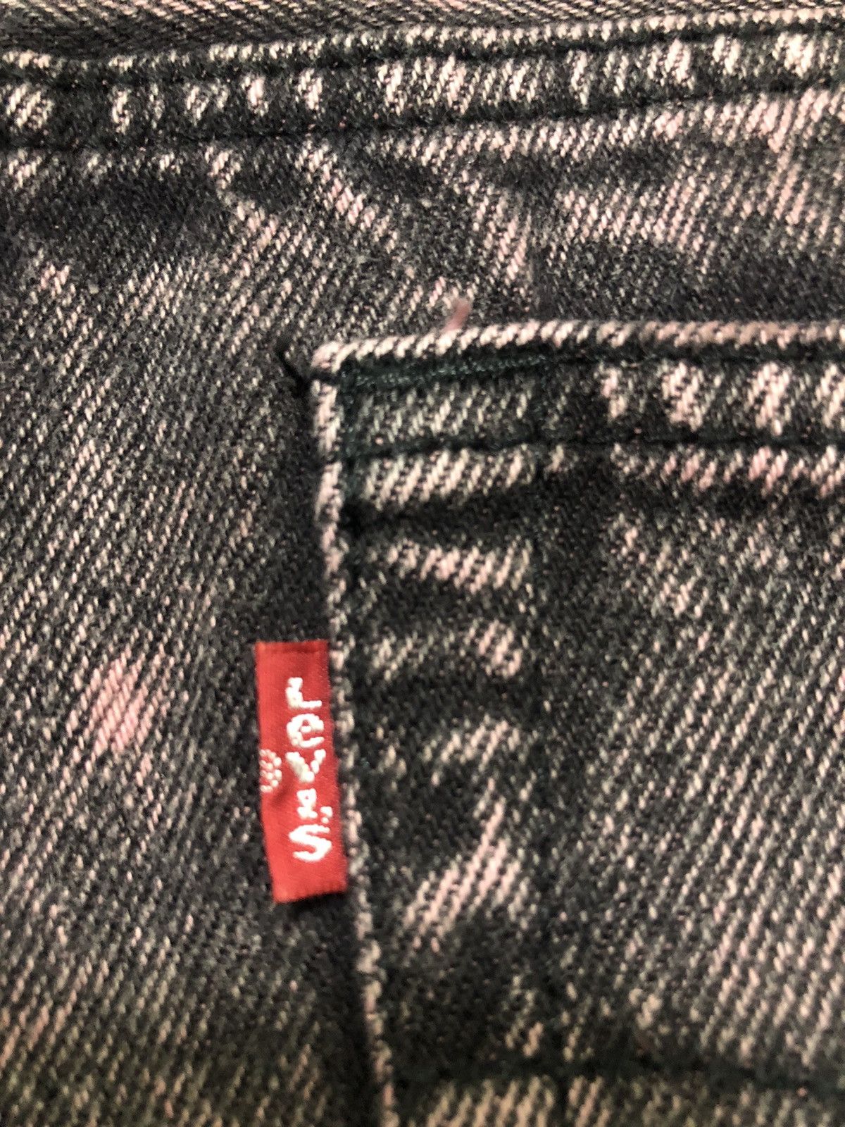 Levi's Levis 502 Regular Taper Purple Acid Wash Denim Size US 31 - 18 Thumbnail