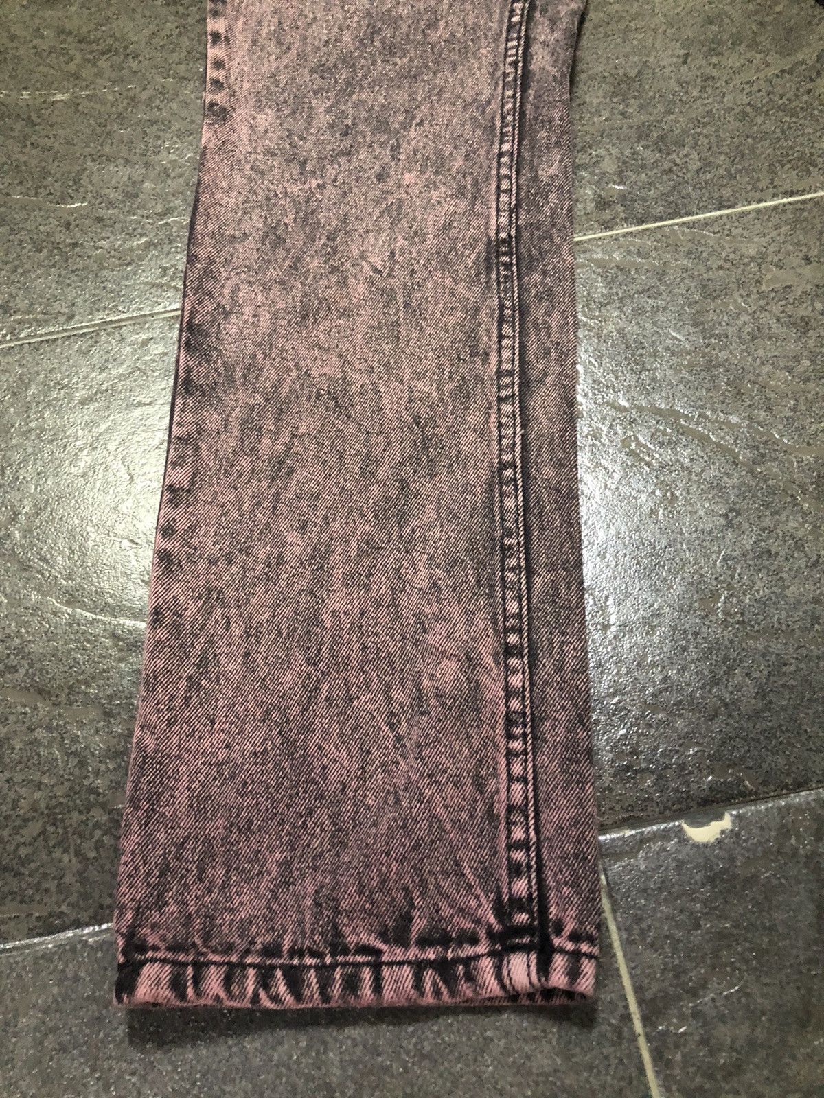 Levi's Levis 502 Regular Taper Purple Acid Wash Denim Size US 31 - 3 Thumbnail