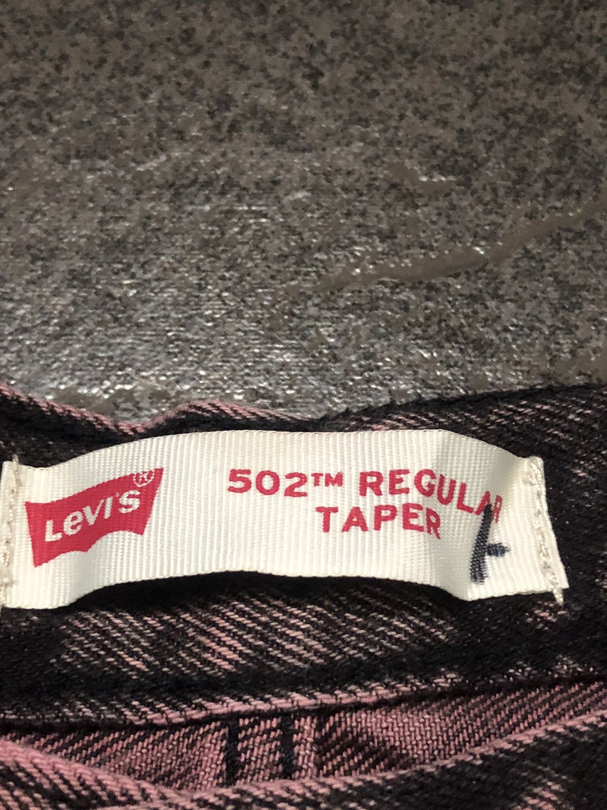 Levi's Levis 502 Regular Taper Purple Acid Wash Denim Size US 31 - 11 Thumbnail