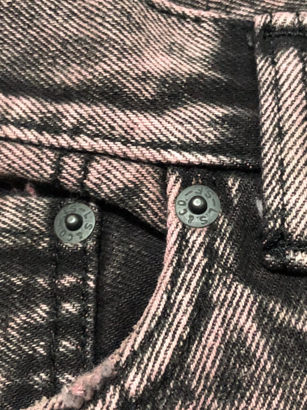 Levi's Levis 502 Regular Taper Purple Acid Wash Denim Size US 31 - 9 Thumbnail