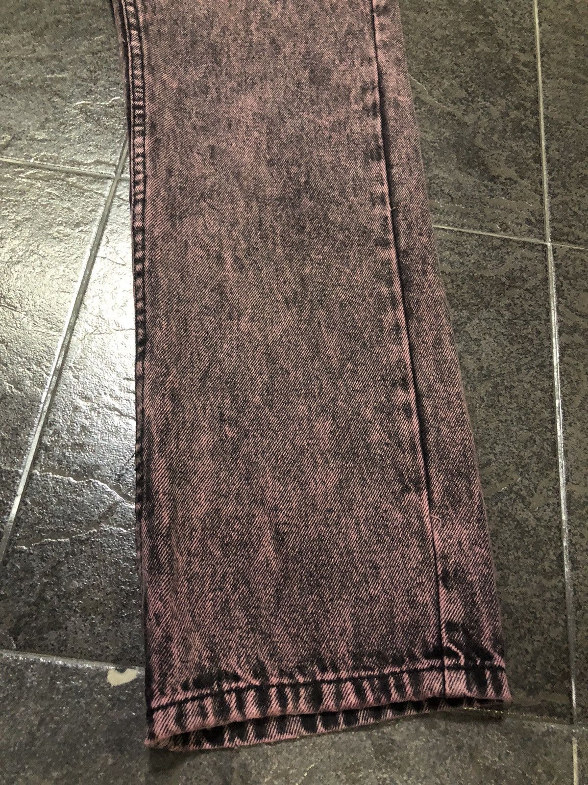 Levi's Levis 502 Regular Taper Purple Acid Wash Denim Size US 31 - 4 Thumbnail