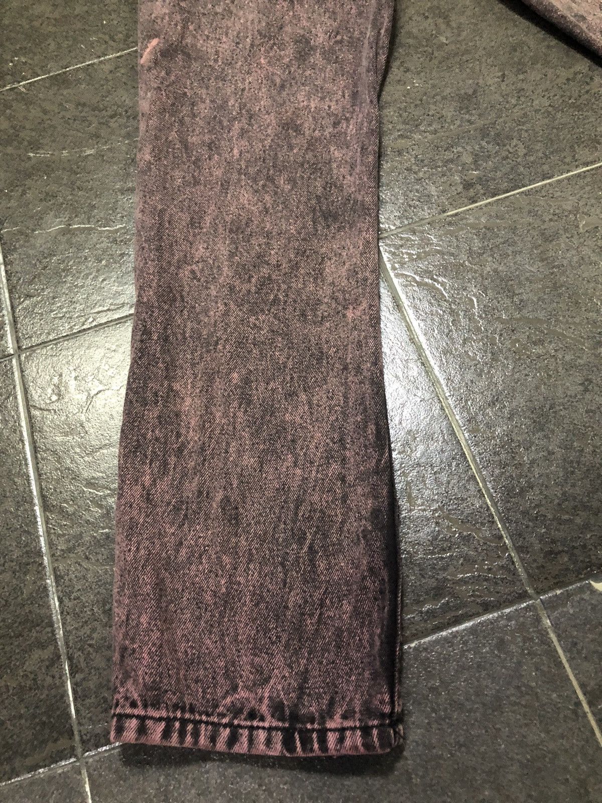 Levi's Levis 502 Regular Taper Purple Acid Wash Denim Size US 31 - 13 Thumbnail
