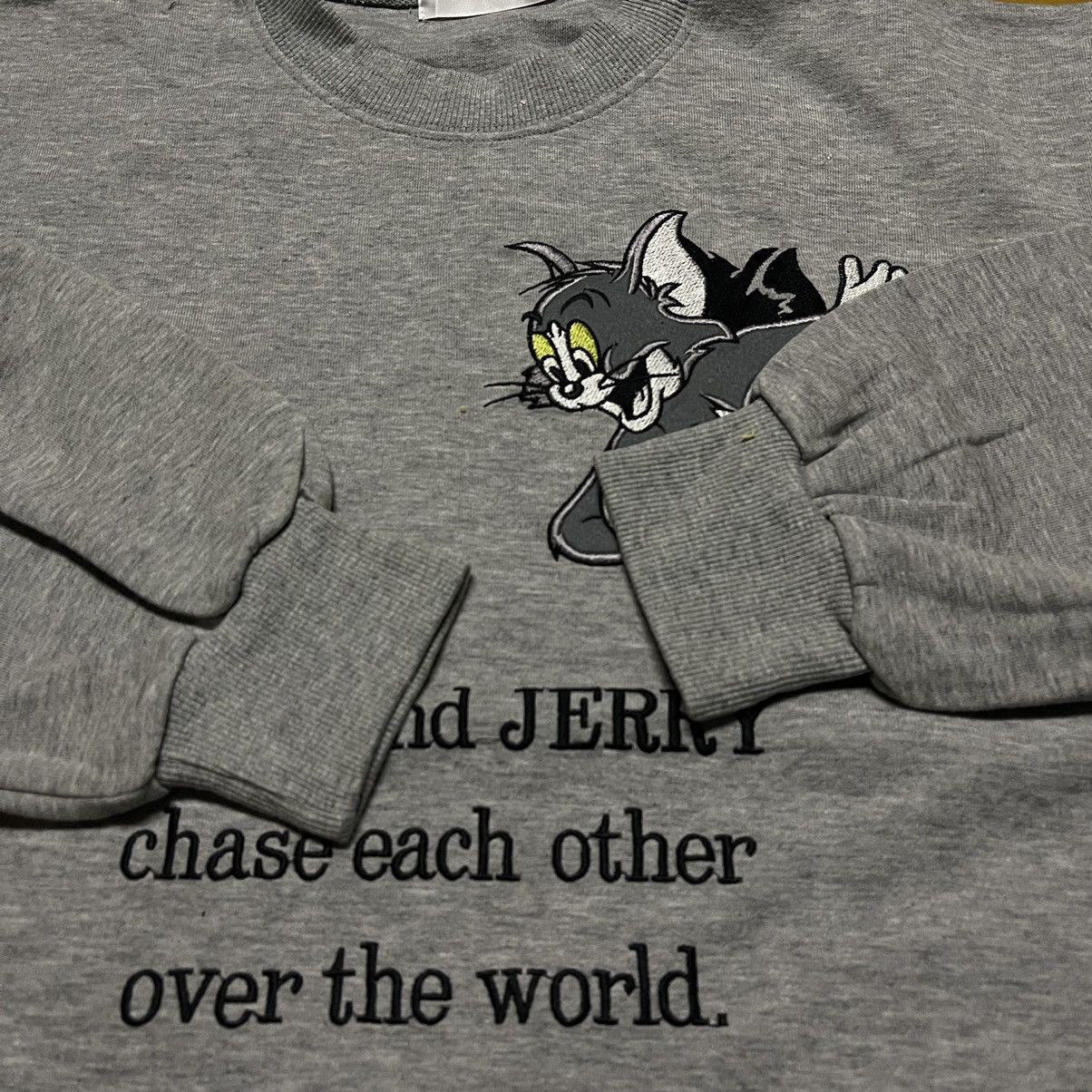 Cartoon Network Vintage tom and jerry sweatshirt embroided Size US M / EU 48-50 / 2 - 3 Thumbnail