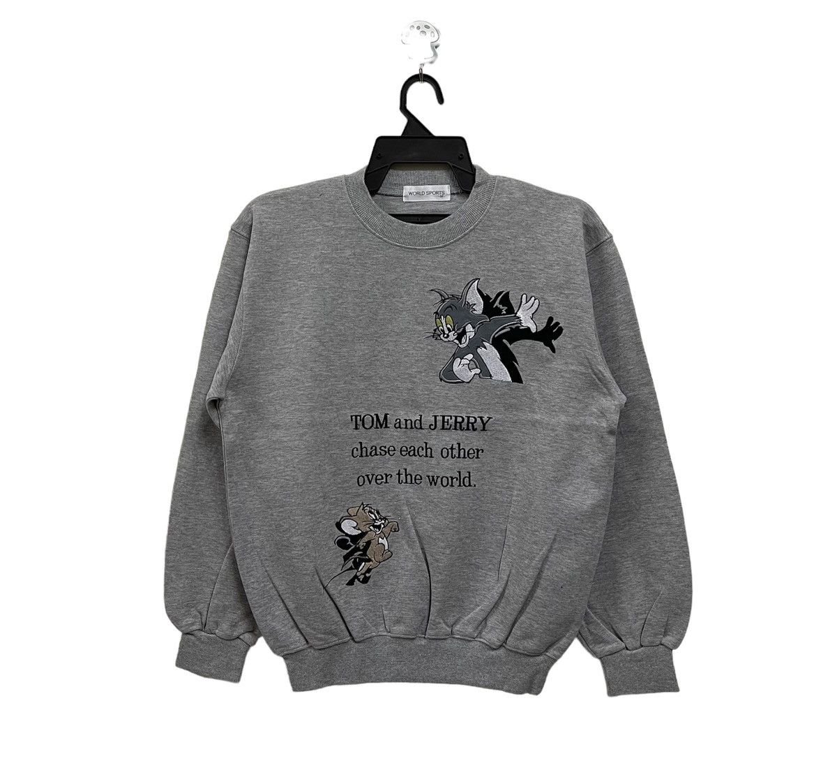 Cartoon Network Vintage tom and jerry sweatshirt embroided Size US M / EU 48-50 / 2 - 1 Thumbnail