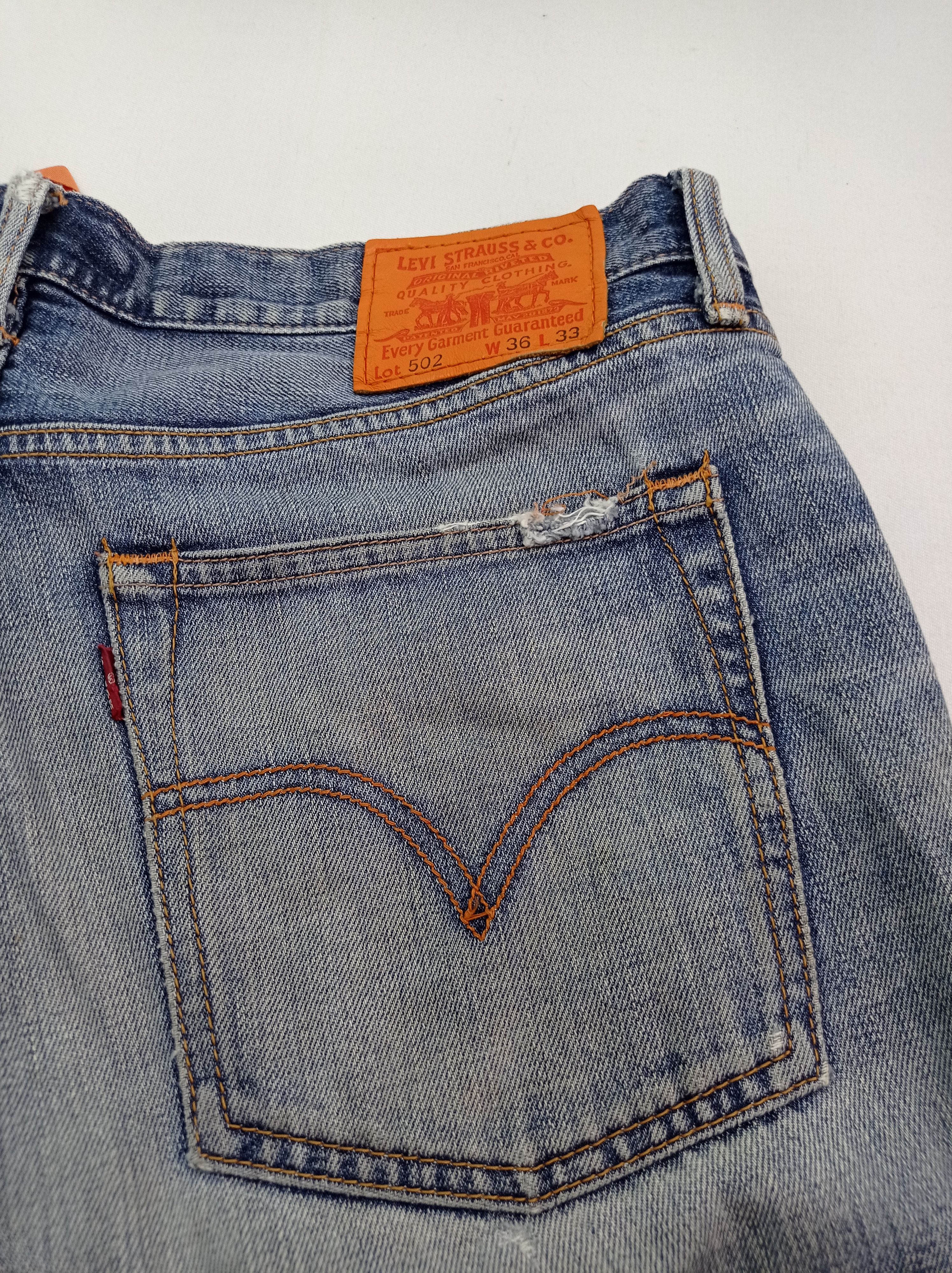 Levi's Vintage Levi's 502 Distressed Denim Pants Size US 36 / EU 52 - 12 Thumbnail