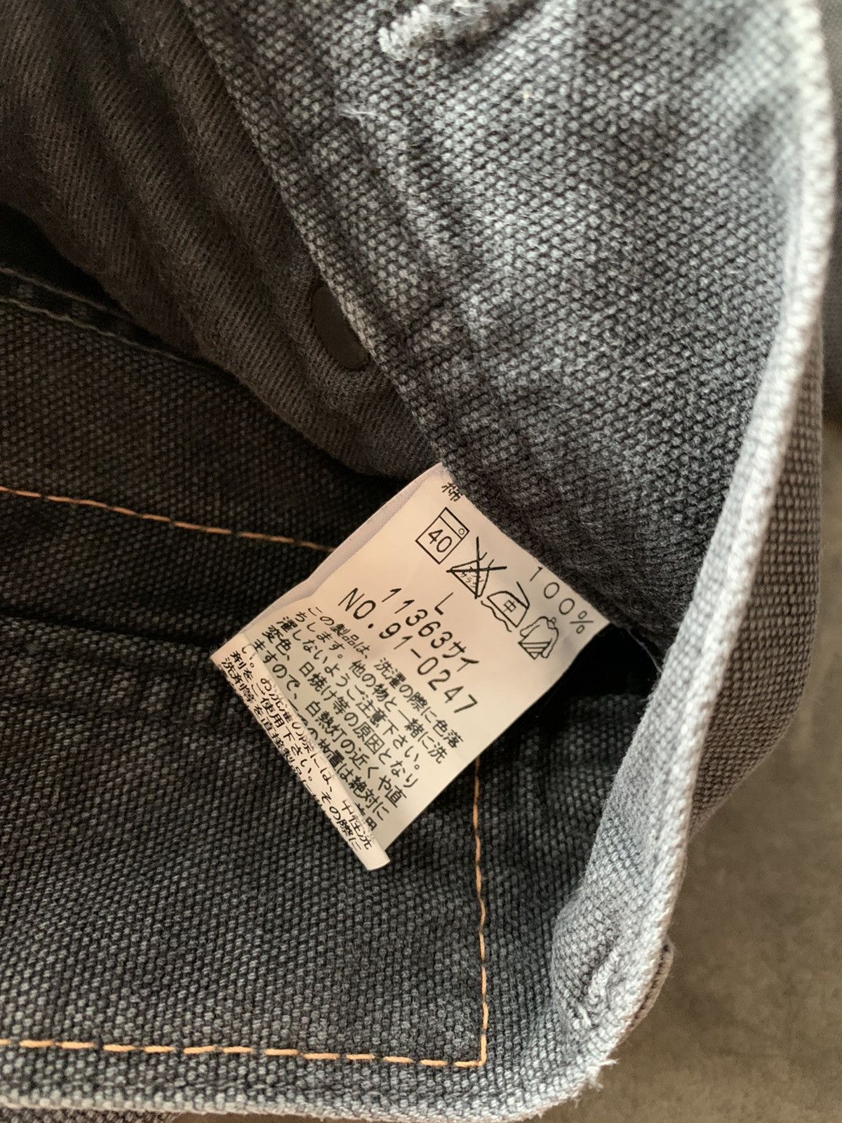 Japanese Brand × Johnbull John Bull Dark Grey Denim 5 Pockets Size US 31 - 6 Thumbnail
