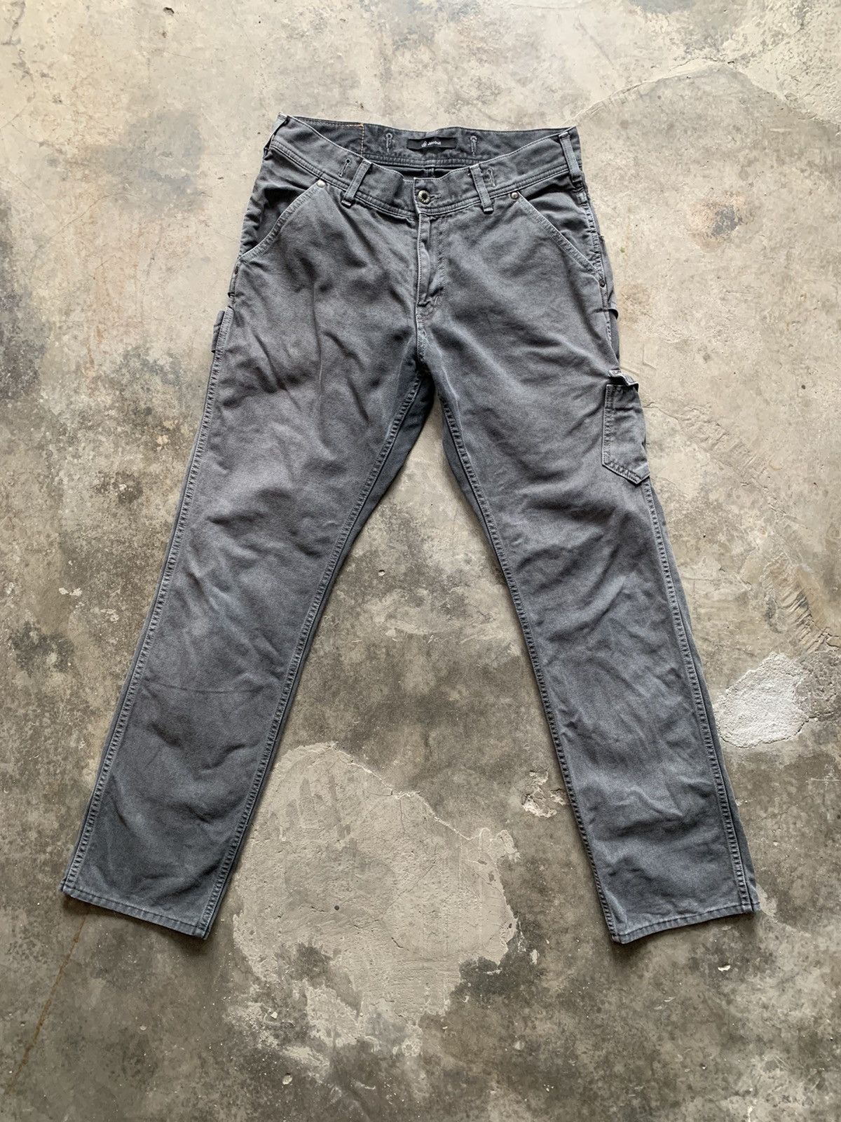 Japanese Brand × Johnbull John Bull Dark Grey Denim 5 Pockets Size US 31 - 1 Thumbnail