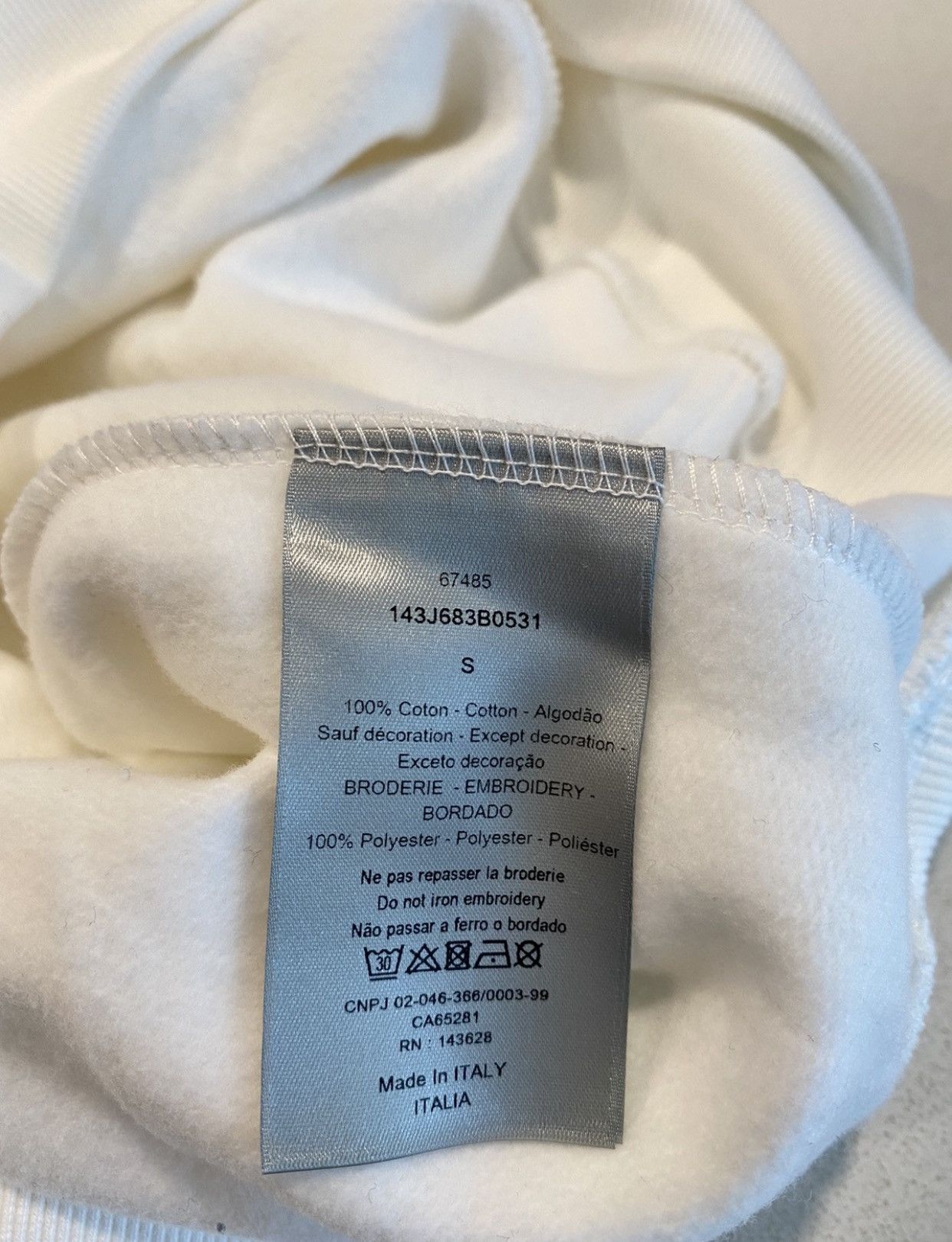 Dior Dior x Kenny scharf logo hoodie Size US S / EU 44-46 / 1 - 6 Thumbnail