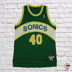 SEATTLE SUPERSONICS VINTAGE 2000s Y2K MAJESTIC HARDWOOD CLASSIC