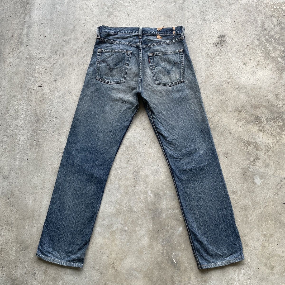 Levi's × Levi's Vintage Clothing × Vintage Vintage Levi’s Jeans Distressed W32x31 Levi’s Denim Pants Size US 32 / EU 48 - 10 Thumbnail