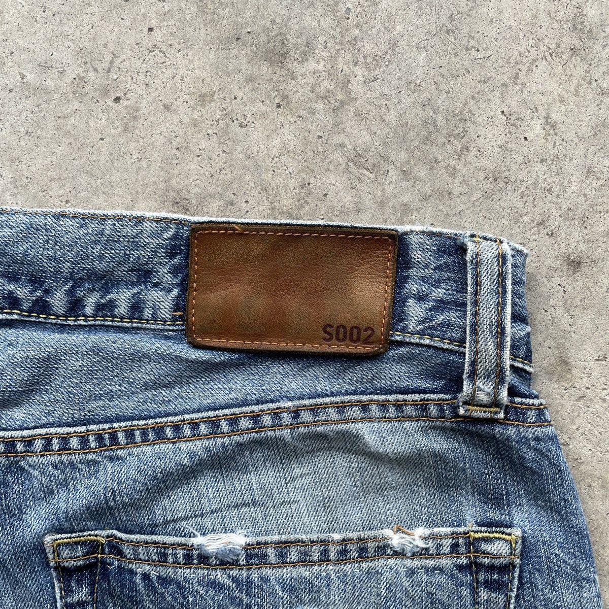 Japanese Brand × Vintage Vintage Japanese Brand Faded Denim Jeans Pants W34x30 Size US 34 / EU 50 - 11 Thumbnail