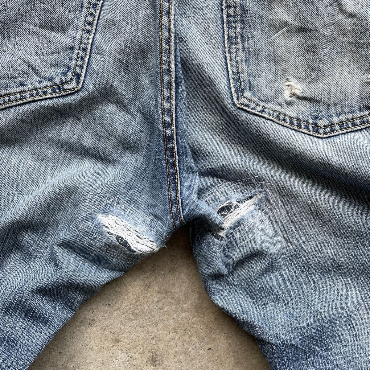 Japanese Brand × Vintage Vintage Japanese Brand Faded Denim Jeans Pants W34x30 Size US 34 / EU 50 - 10 Thumbnail