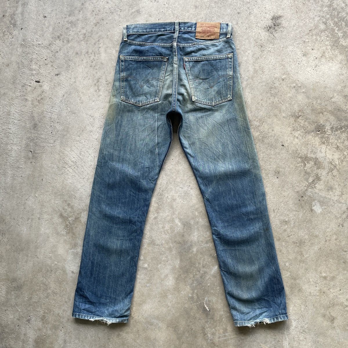 Levi's Vintage Levi’s 505 Distressed Faded Denim Jeans Pants RUSTY Size US 30 / EU 46 - 14 Thumbnail