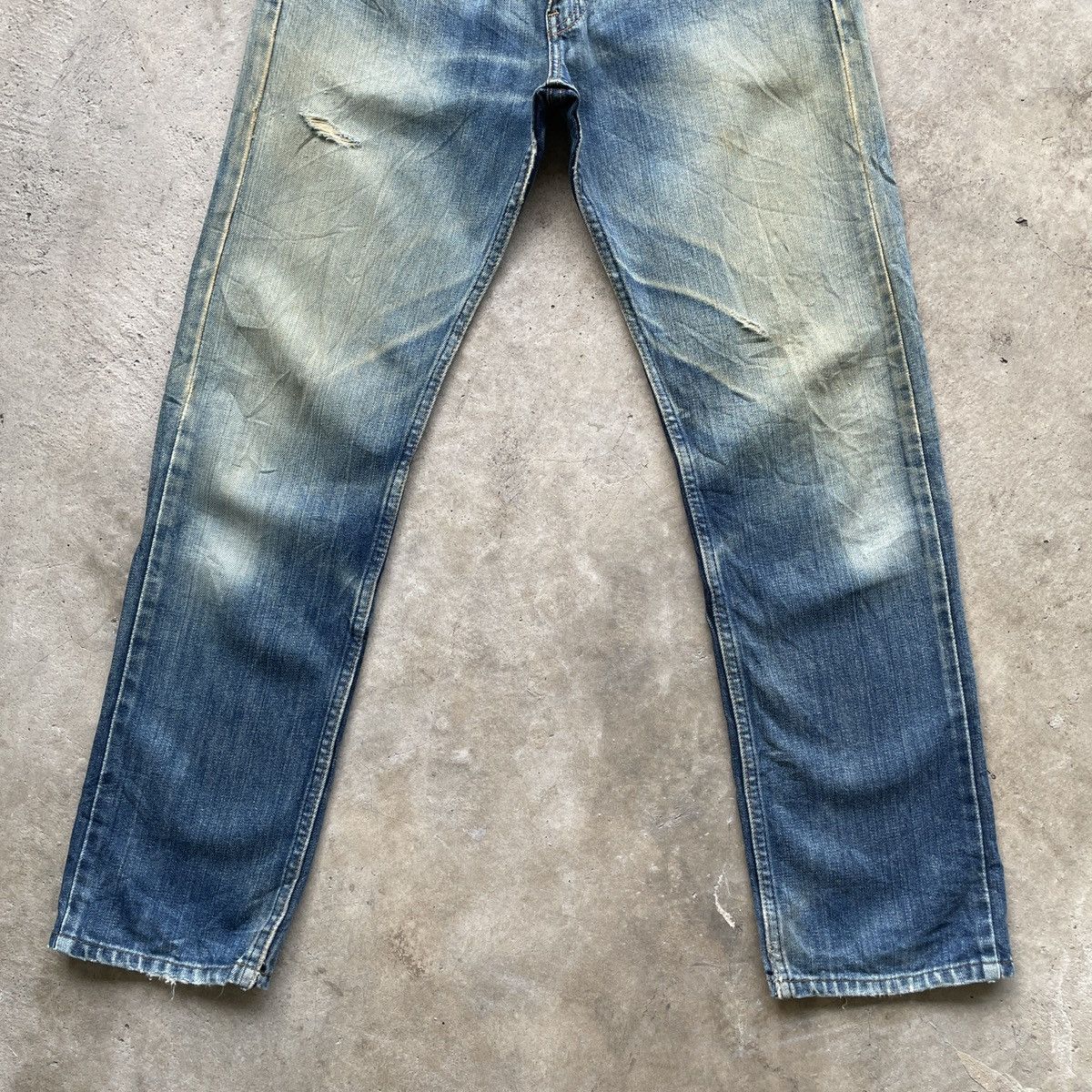 Levi's Vintage Levi’s 505 Distressed Faded Denim Jeans Pants RUSTY Size US 30 / EU 46 - 6 Thumbnail