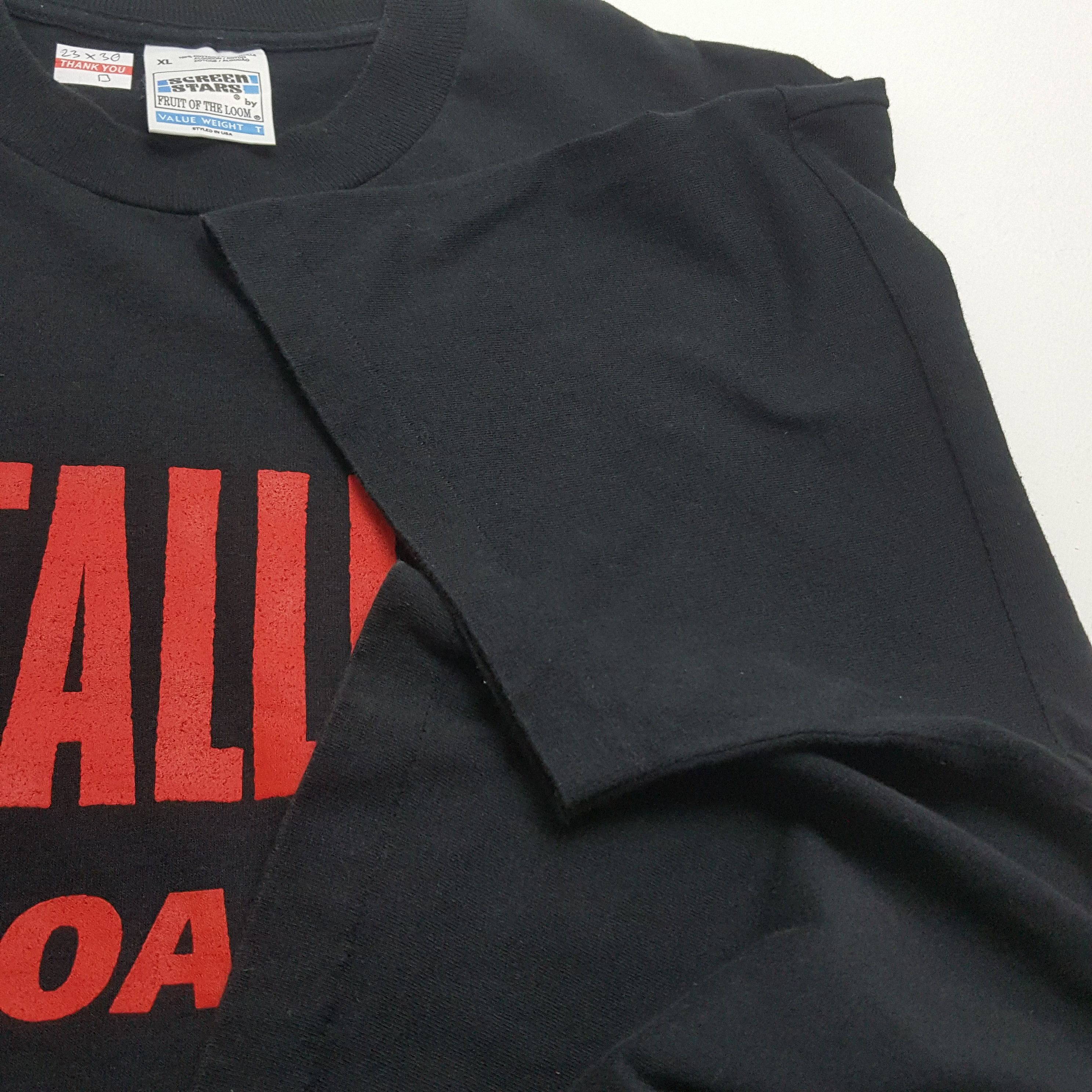 Band Tees × Metallica × Vintage vintage 90's Metallica Load Tour Slayer Fear of God T-Shirt Size US XL / EU 56 / 4 - 4 Thumbnail