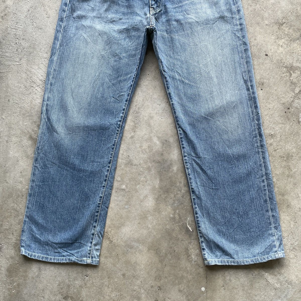 Japanese Brand W35x30💥 Vintage Japanese Brand Faded Denim Jeans Pants Size US 35 - 6 Thumbnail