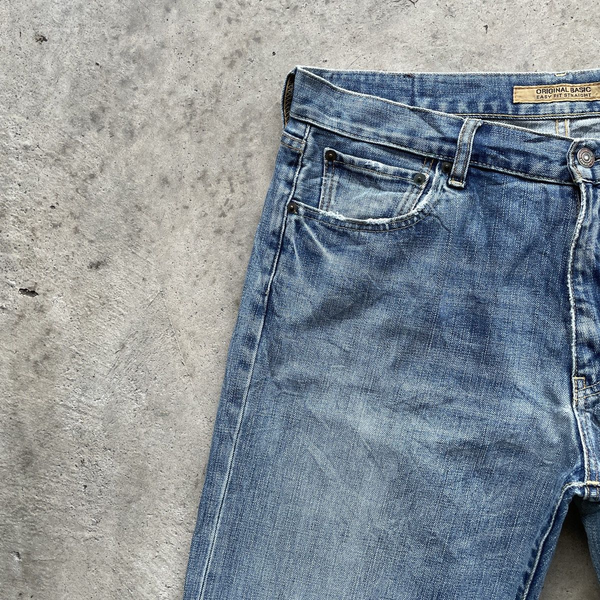 Japanese Brand W35x30💥 Vintage Japanese Brand Faded Denim Jeans Pants Size US 35 - 4 Thumbnail