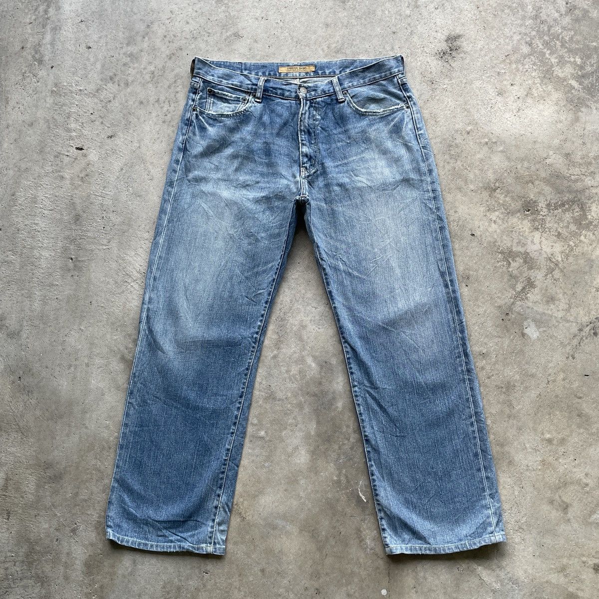 Japanese Brand W35x30💥 Vintage Japanese Brand Faded Denim Jeans Pants Size US 35 - 1 Thumbnail