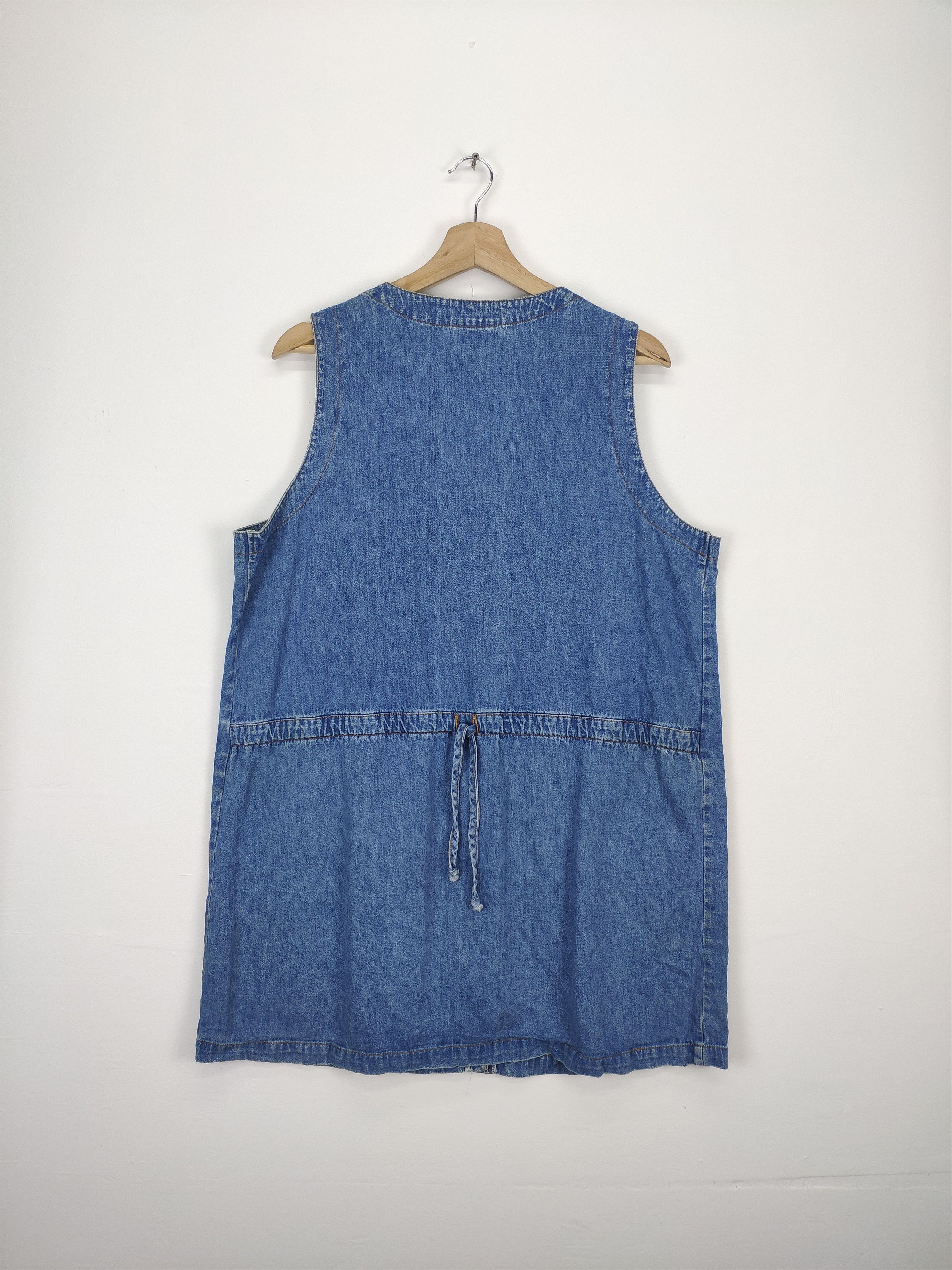 Faded Glory × Japanese Brand Vintage Japanese Brand Faded Glory Denim Vest Size M / US 6-8 / IT 42-44 - 11 Thumbnail
