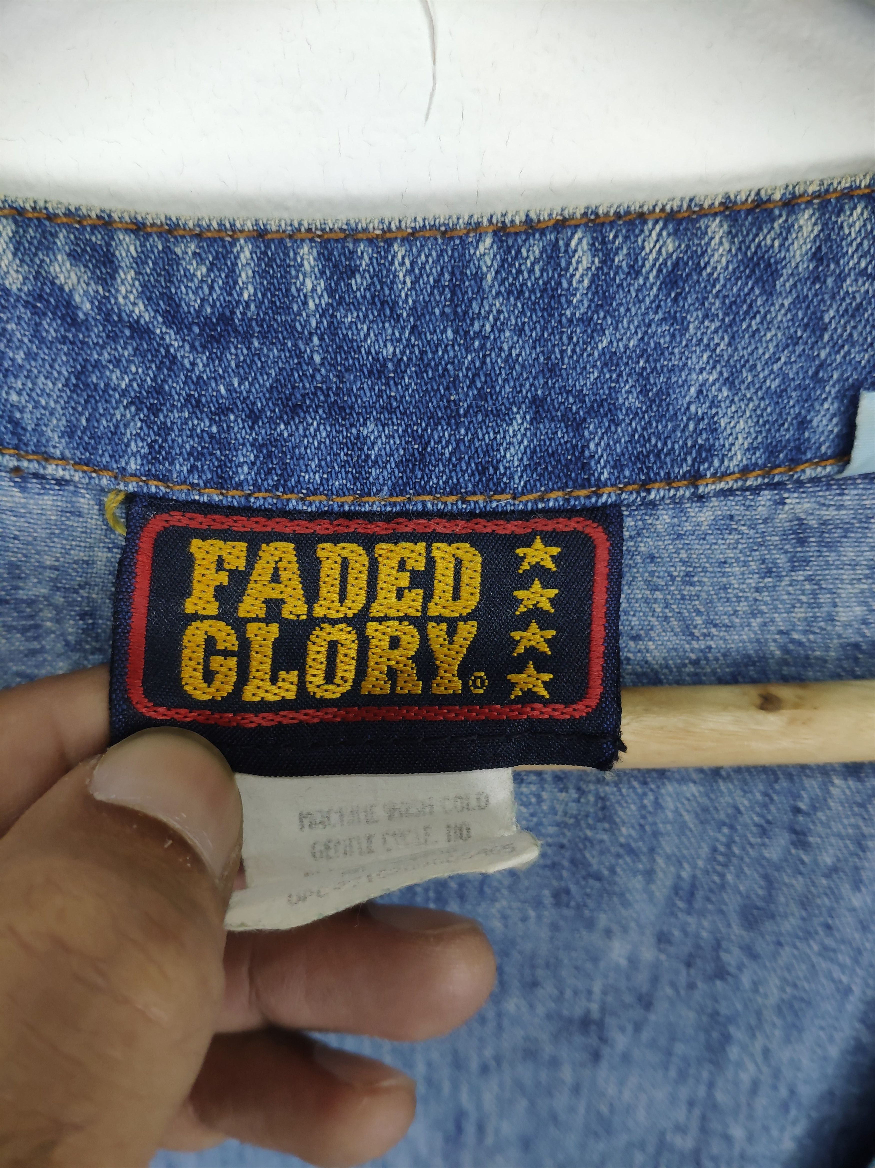 Faded Glory × Japanese Brand Vintage Japanese Brand Faded Glory Denim Vest Size M / US 6-8 / IT 42-44 - 6 Thumbnail