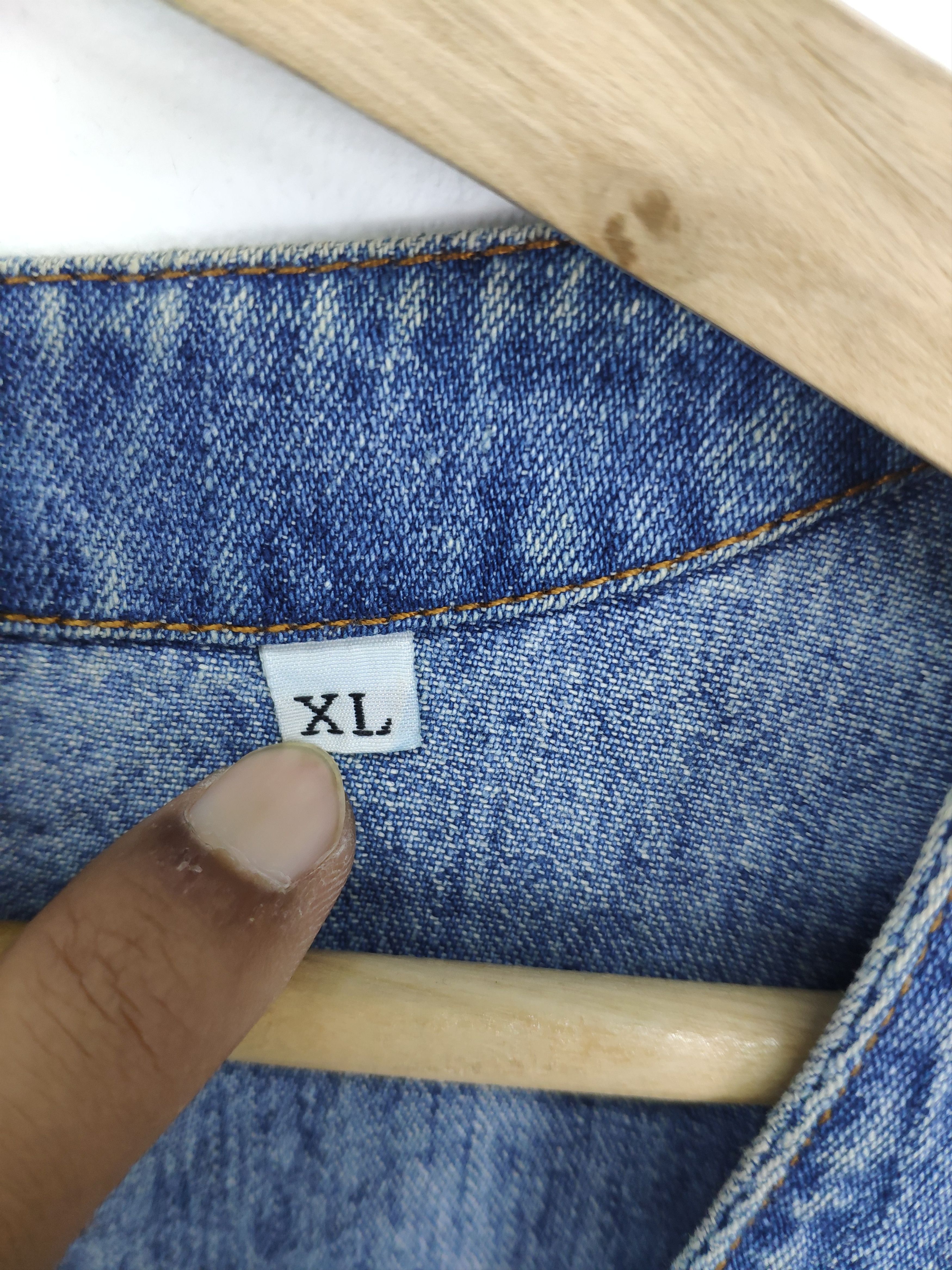 Faded Glory × Japanese Brand Vintage Japanese Brand Faded Glory Denim Vest Size M / US 6-8 / IT 42-44 - 9 Thumbnail