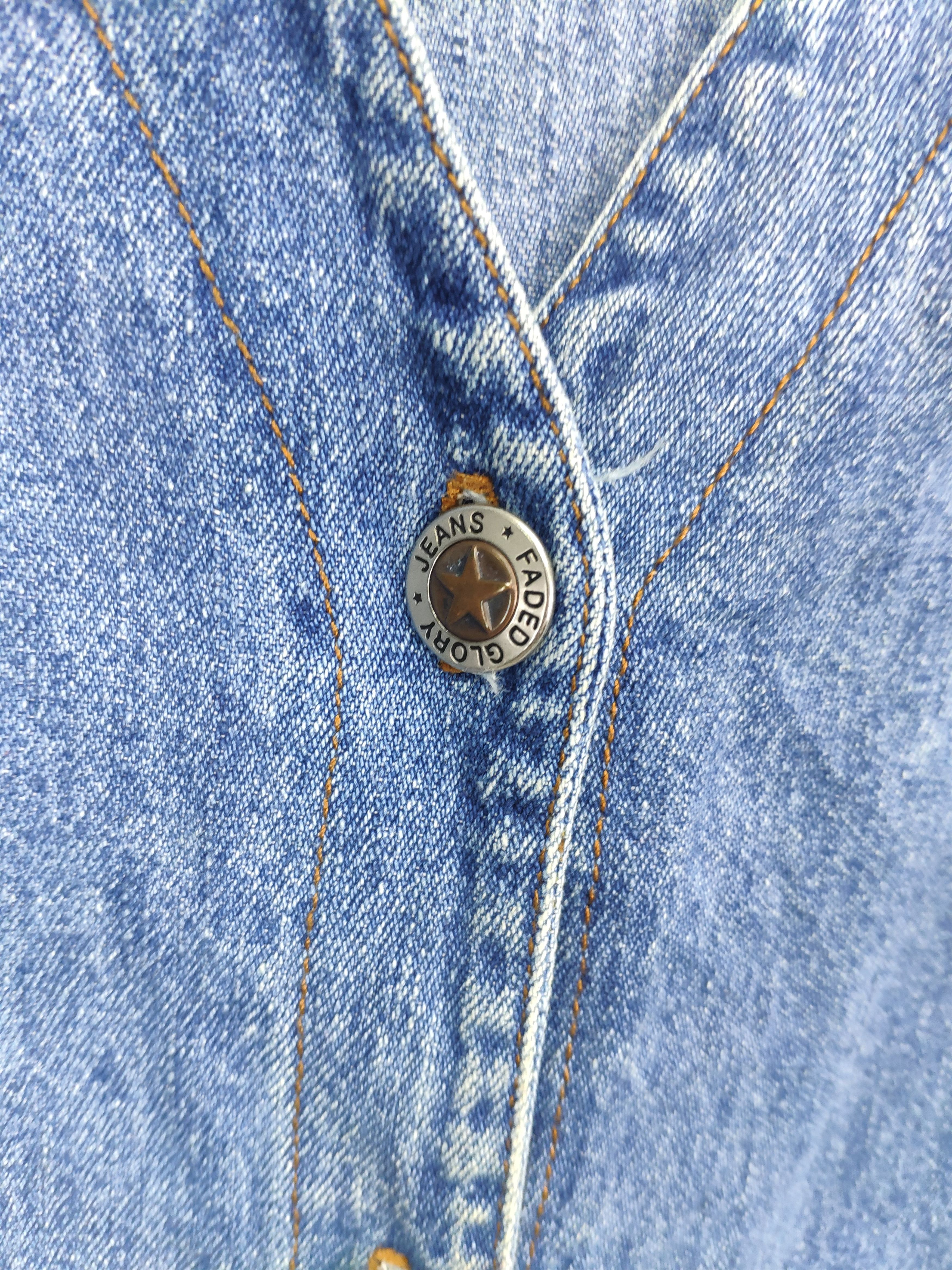 Faded Glory × Japanese Brand Vintage Japanese Brand Faded Glory Denim Vest Size M / US 6-8 / IT 42-44 - 4 Thumbnail