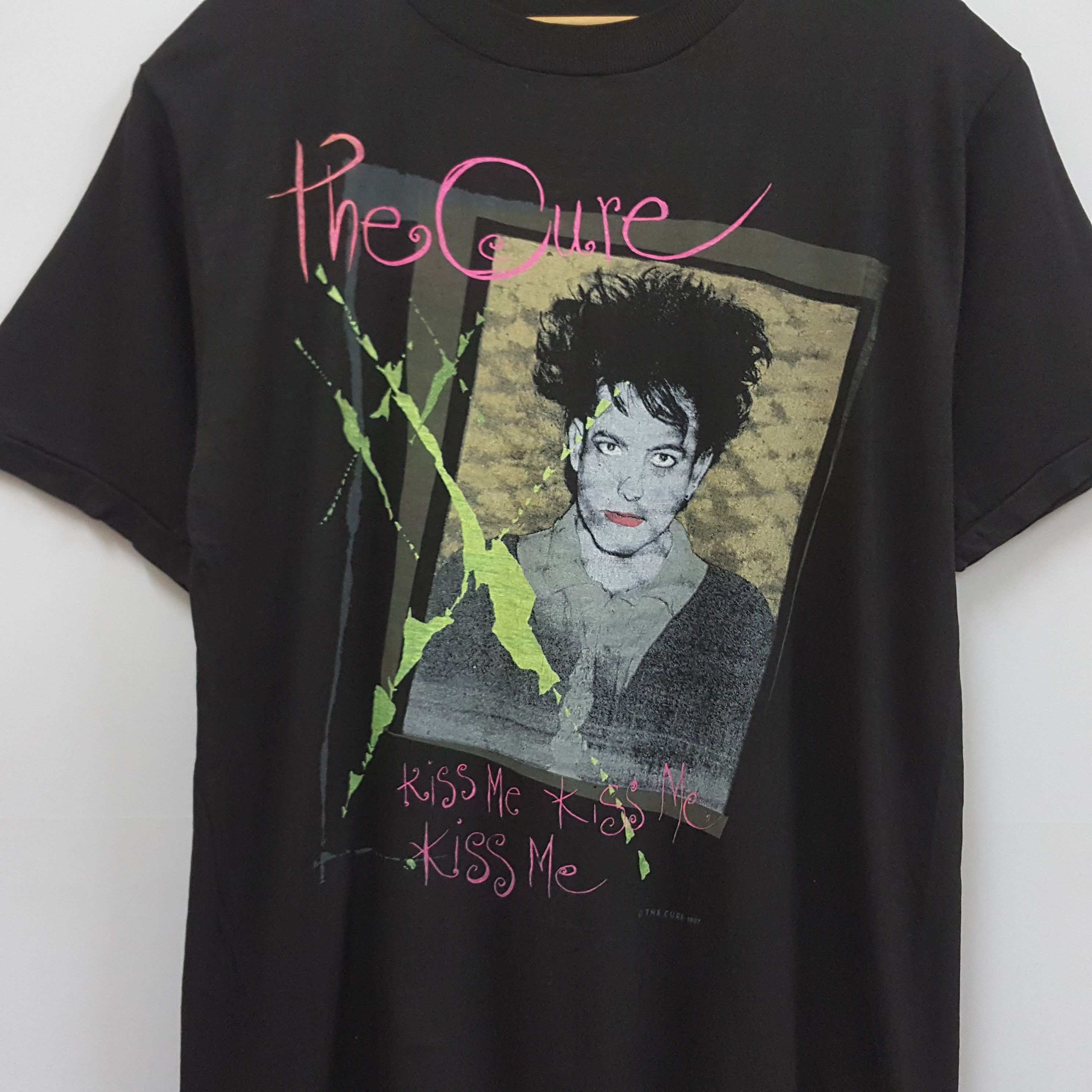 Band Tees × The Cure × Vintage Vintage 80's The Cure English rock band kiss me 3 t-shirt Size US L / EU 52-54 / 3 - 5 Thumbnail