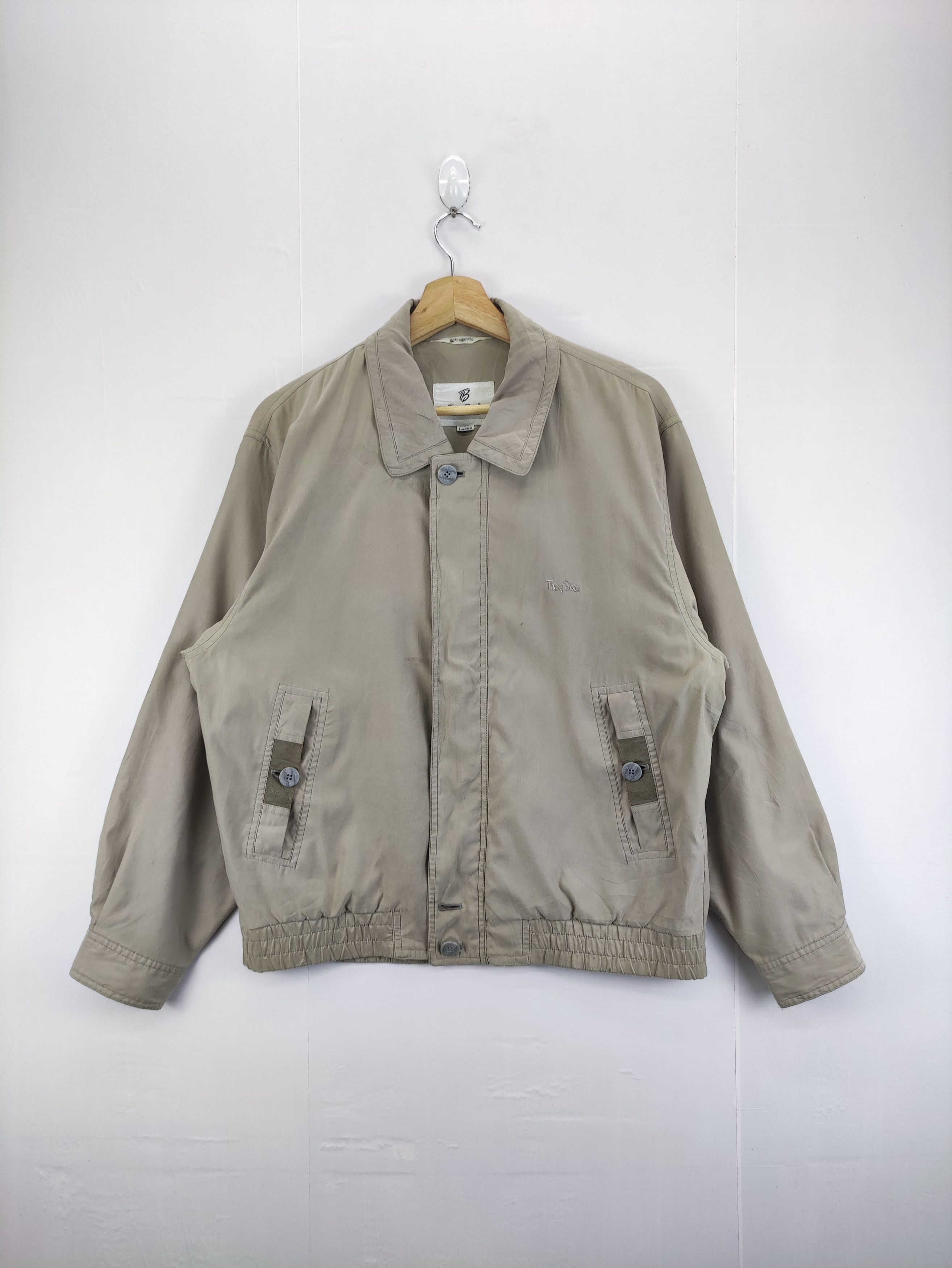 Vintage Vintage Troy Bros Casual Jacket Zipper Size US L / EU 52-54 / 3 - 1 Thumbnail
