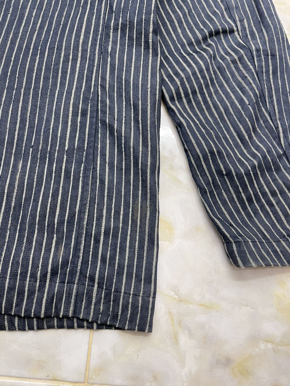 Jean Paul Gaultier JPG homme Hickory Stripe Chore Jacket Size US L / EU 52-54 / 3 - 19 Thumbnail
