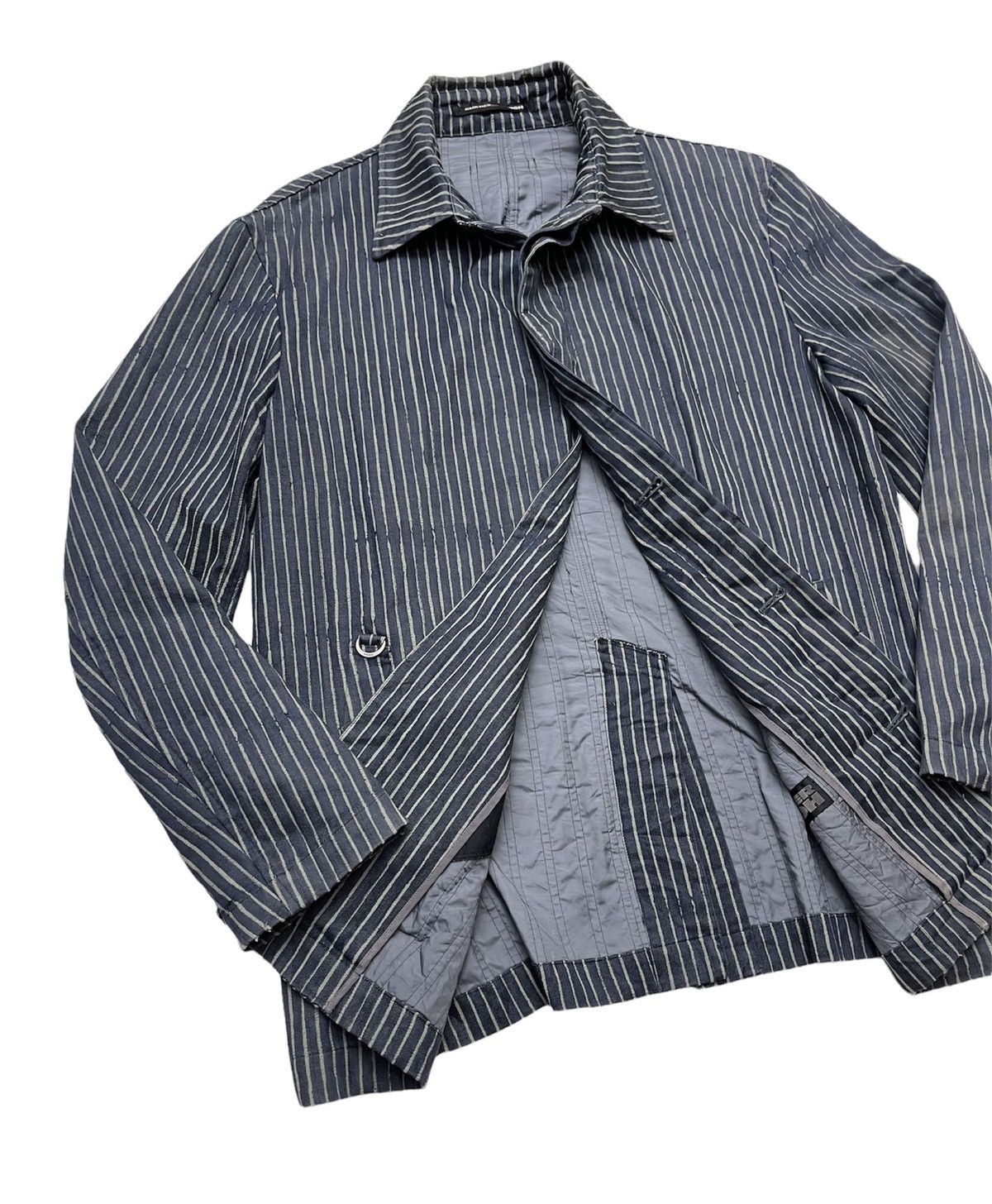 Jean Paul Gaultier JPG homme Hickory Stripe Chore Jacket Size US L / EU 52-54 / 3 - 2 Thumbnail