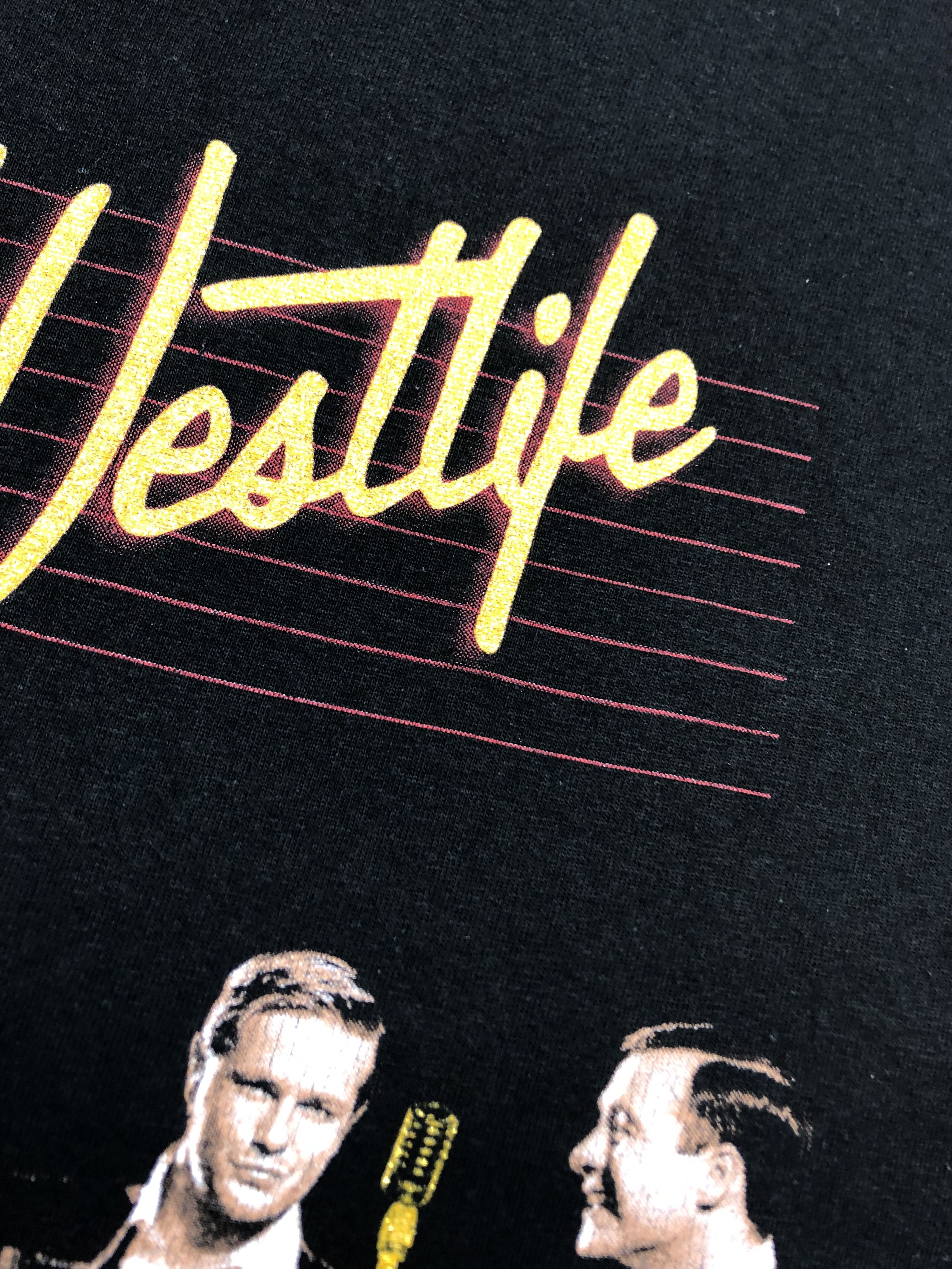 Band Tees × Vintage Westlife Band Music Vintage Shirt Tee Band Rare Y2K Hype Size US L / EU 52-54 / 3 - 7 Thumbnail