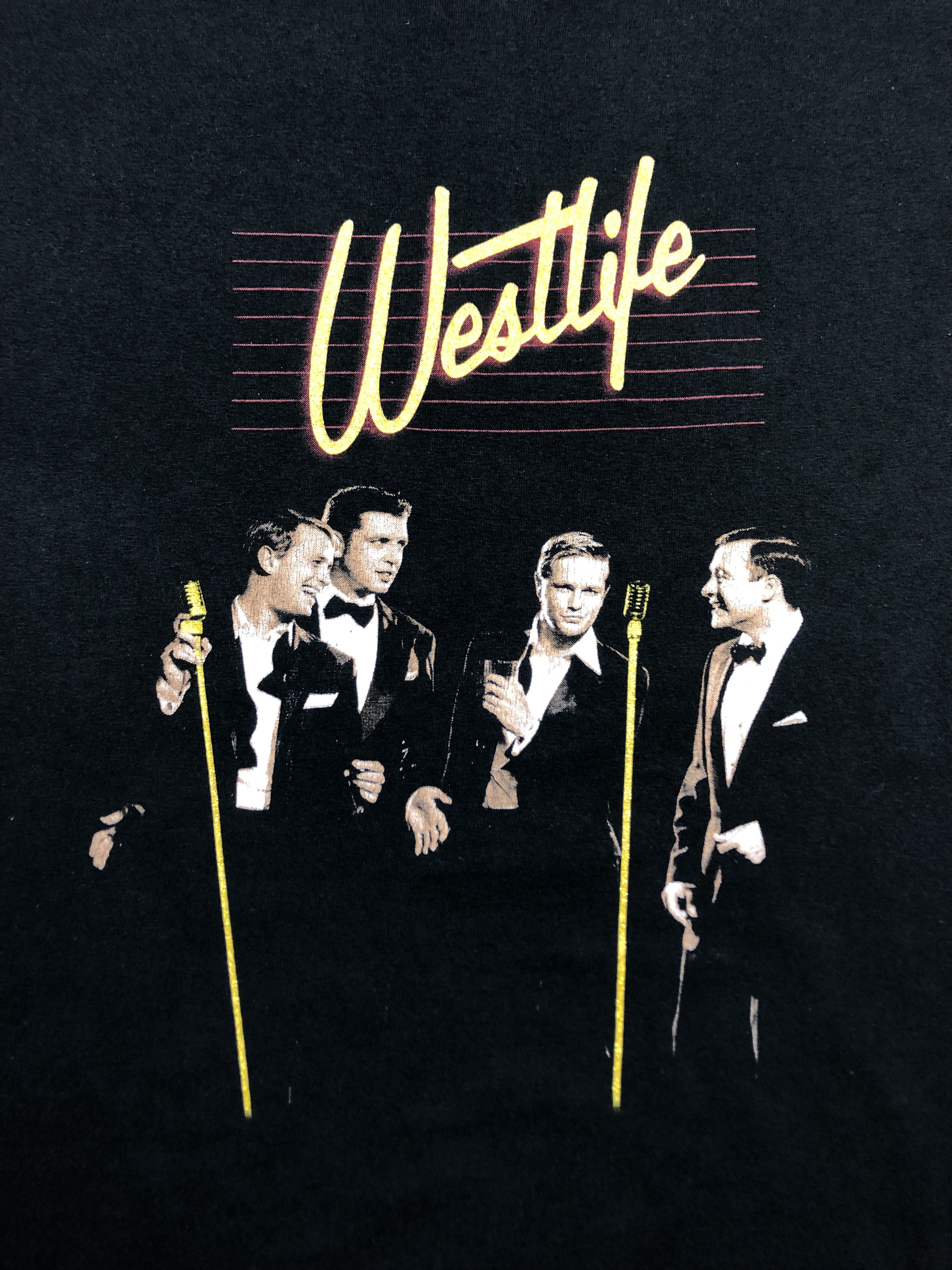 Band Tees × Vintage Westlife Band Music Vintage Shirt Tee Band Rare Y2K Hype Size US L / EU 52-54 / 3 - 3 Thumbnail
