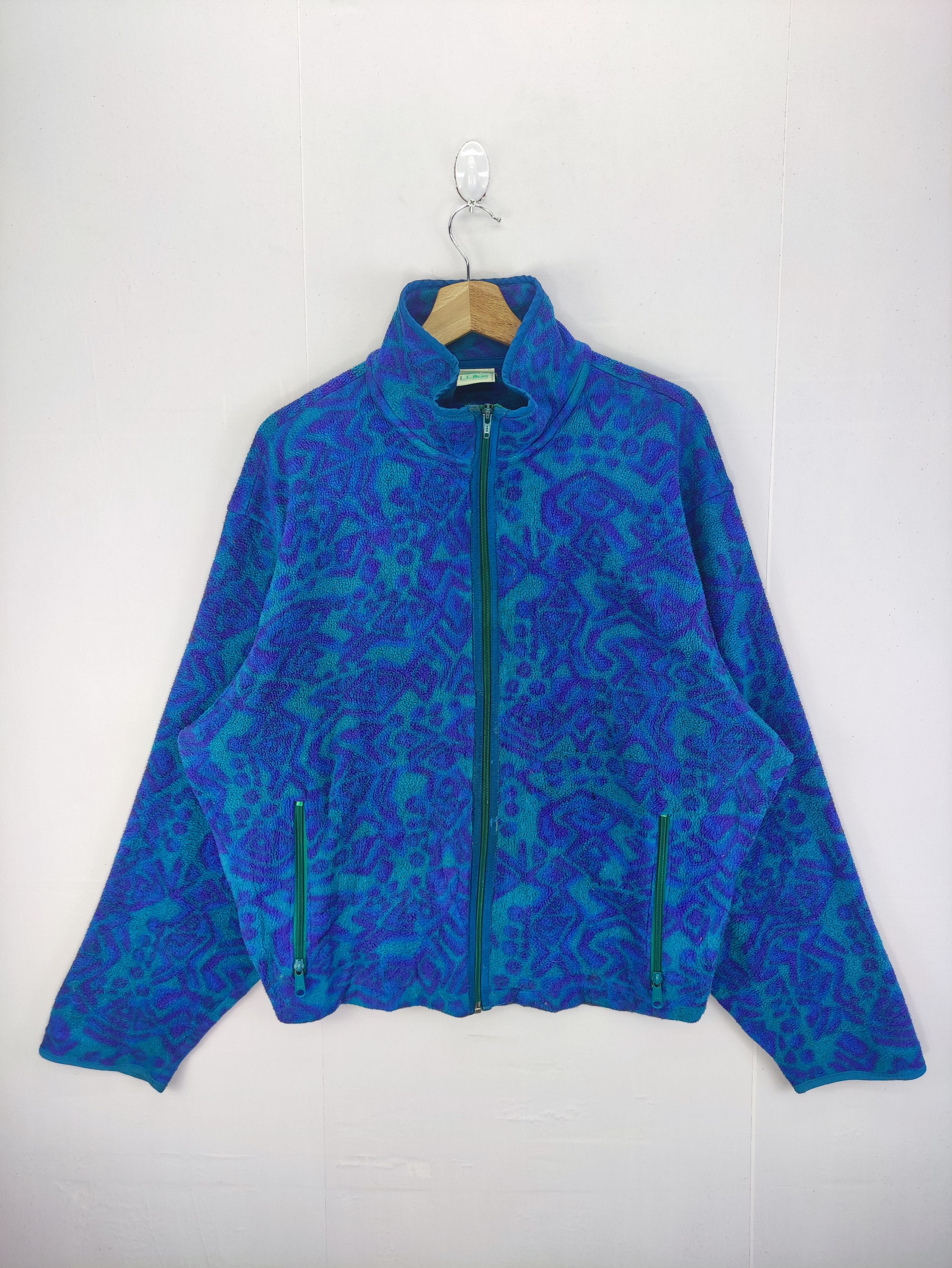 L.L. Bean Vintage L.L. Bean Sweater Jacket Fleece Zipper Size US XL / EU 56 / 4 - 1 Thumbnail