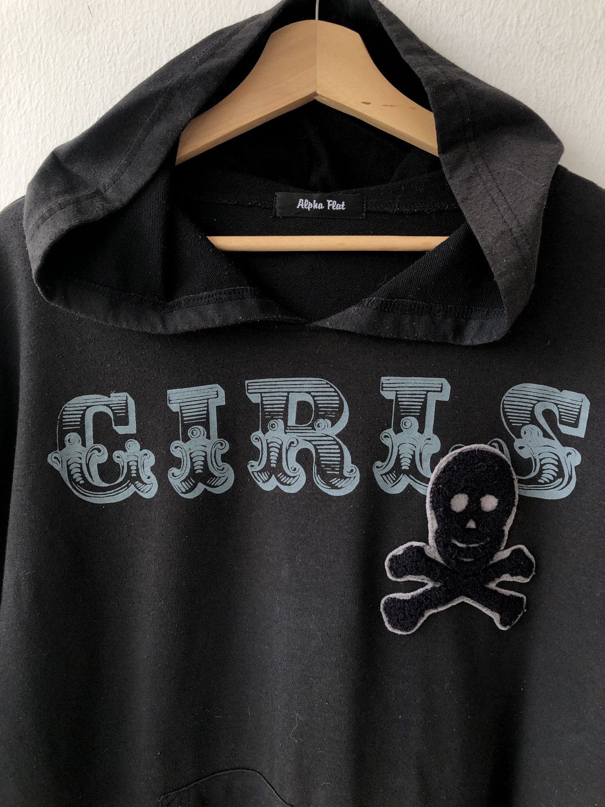 Japanese Brand Alpha Flat “Girls” Skulls Oversized Pullover Hoodies Size US XXL / EU 58 / 5 - 3 Thumbnail