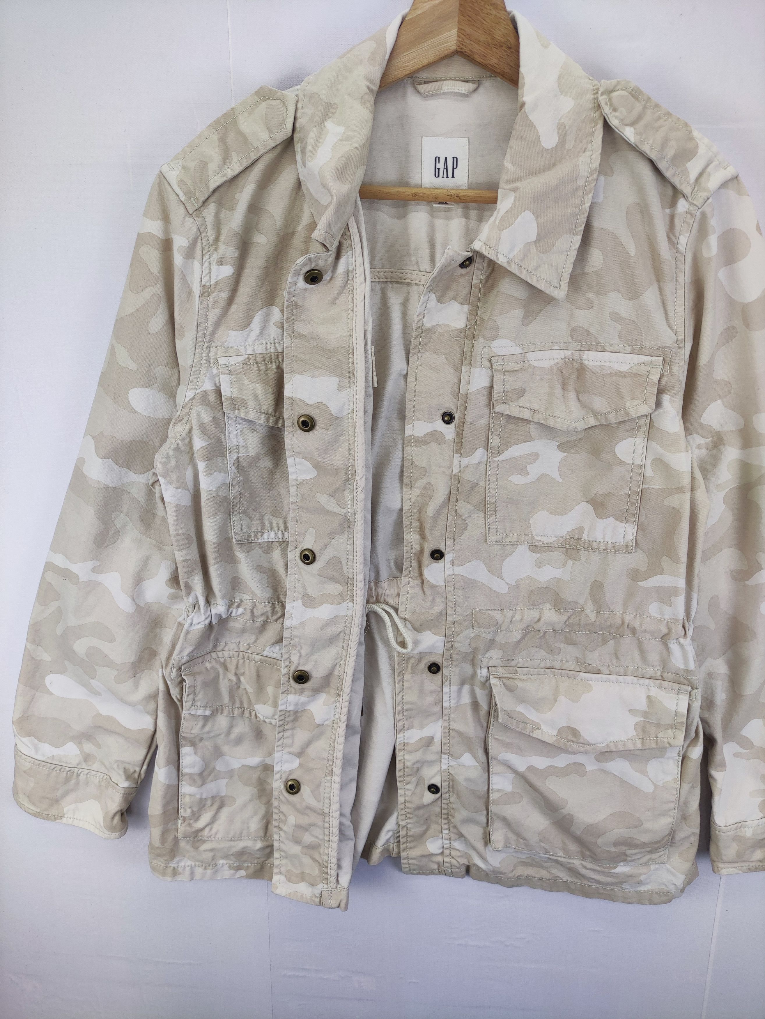 Gap Vintage Gap Camouflage Jacket Snap Button Size M / US 6-8 / IT 42-44 - 2 Thumbnail