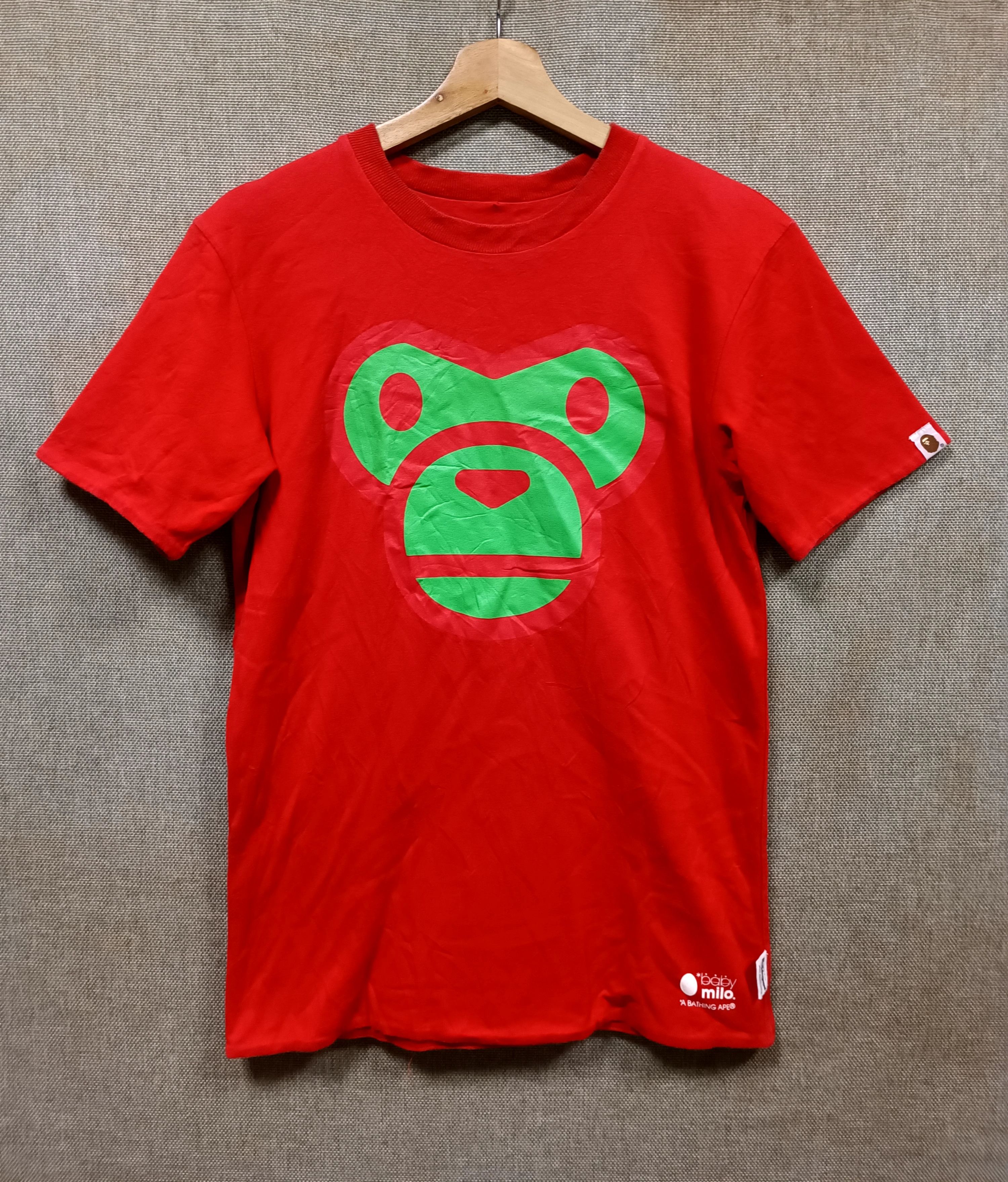 Bape × Vintage vintage t shirt reversible baby milo by bathing ape Size US S / EU 44-46 / 1 - 1 Thumbnail