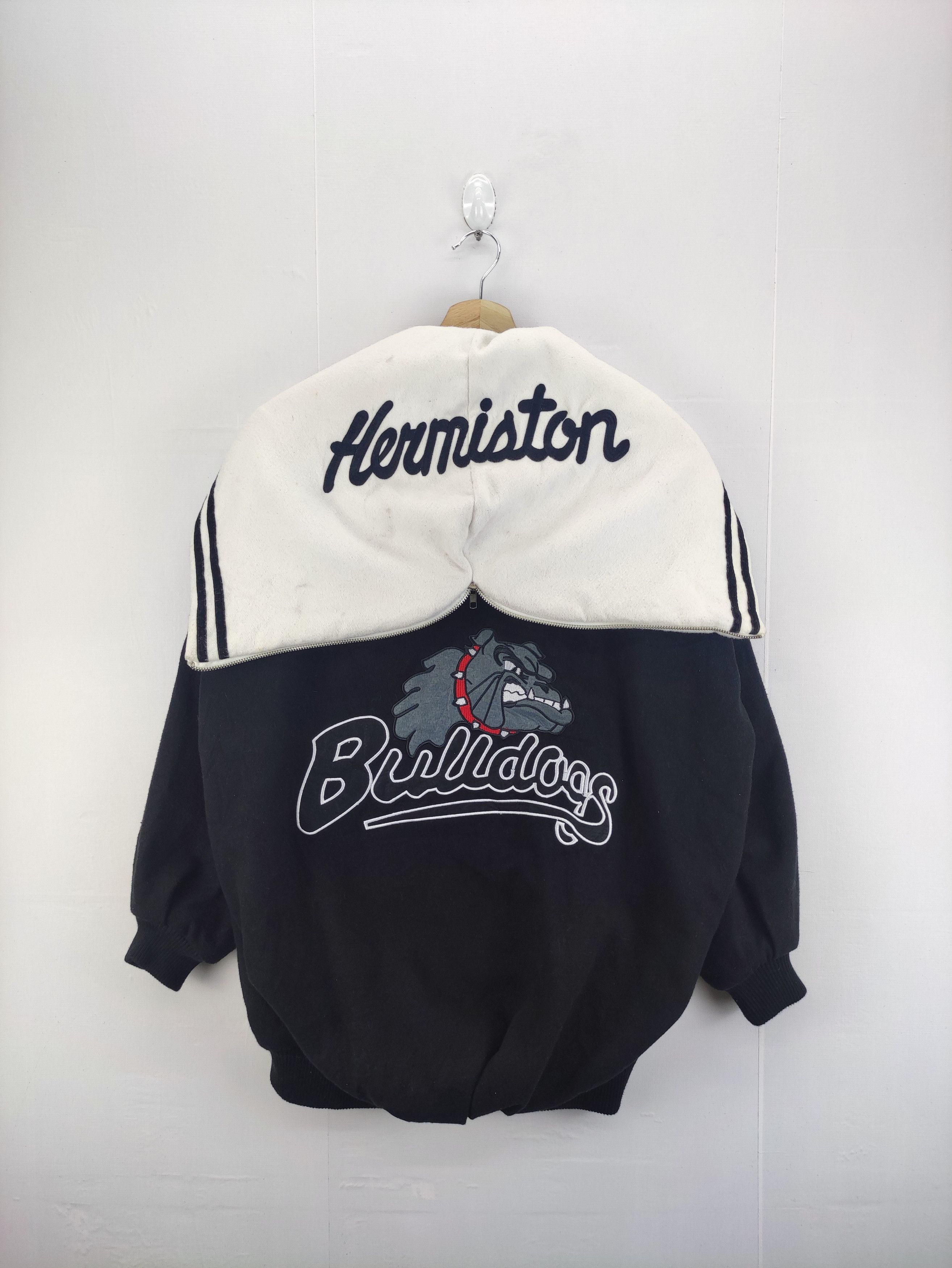 Vintage Vintage Migician Varsity Bulldog Jacket Fleece Snap Button Size US L / EU 52-54 / 3 - 6 Thumbnail