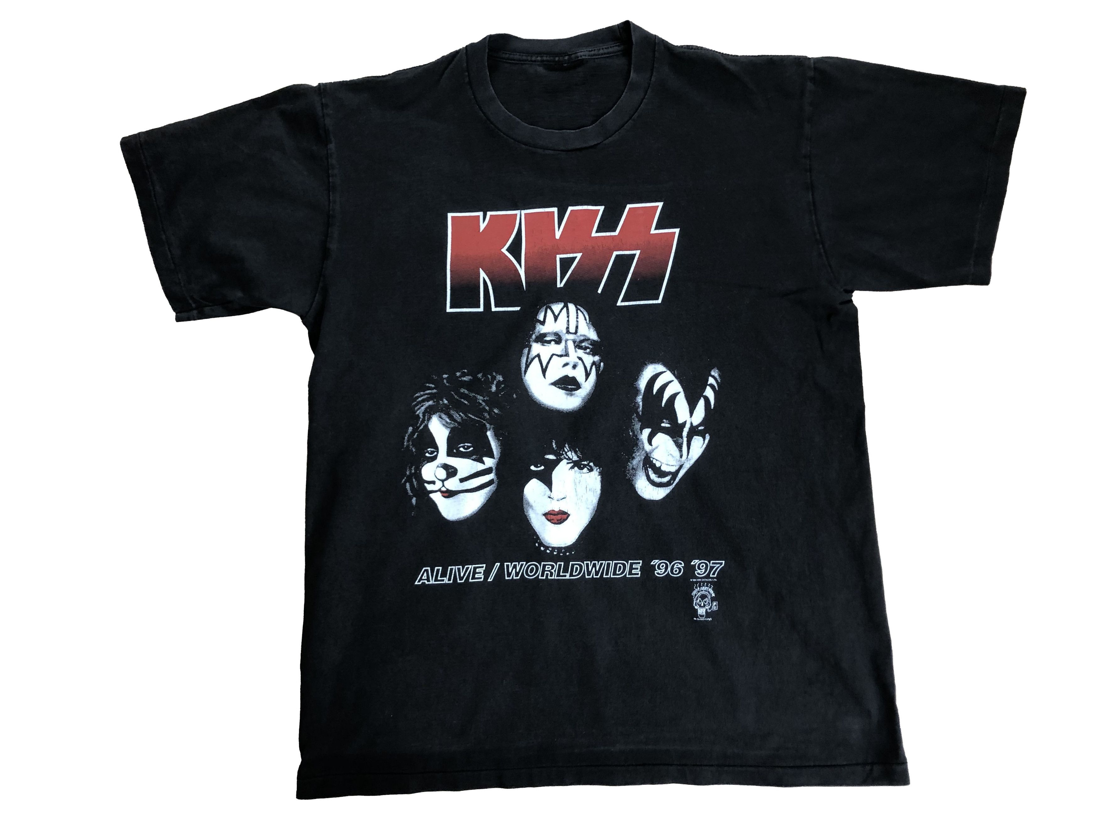 Band Tees × KISS × Vintage Vintage 1996 Kiss Alive Worldwide Tour Tee Shirt Y2K Hype Size US L / EU 52-54 / 3 - 1 Thumbnail