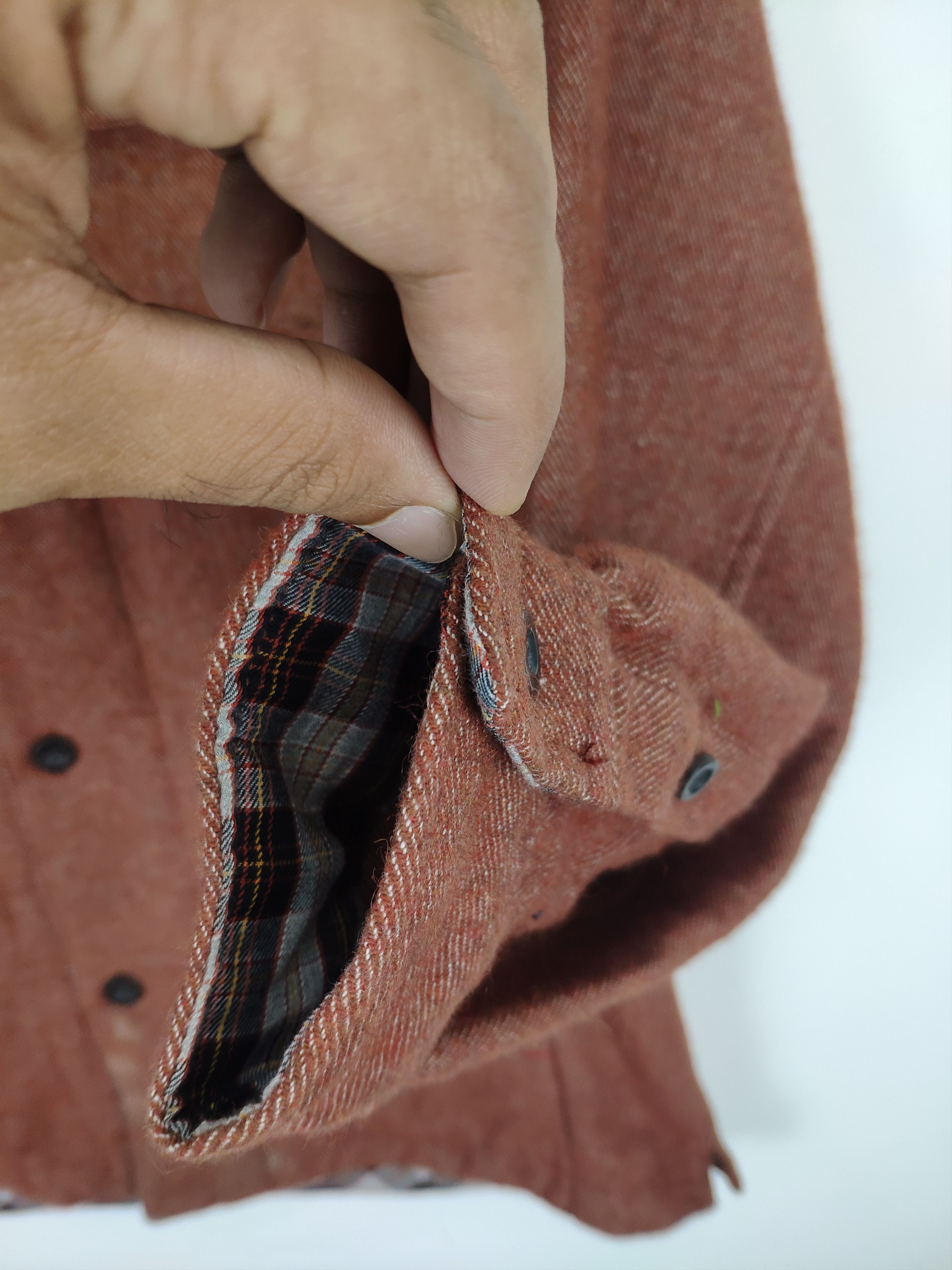 Japanese Brand × Vintage Steal 💥 Vintage Wool Polo Shirt Button Up Long Sleeve Size US M / EU 48-50 / 2 - 4 Thumbnail
