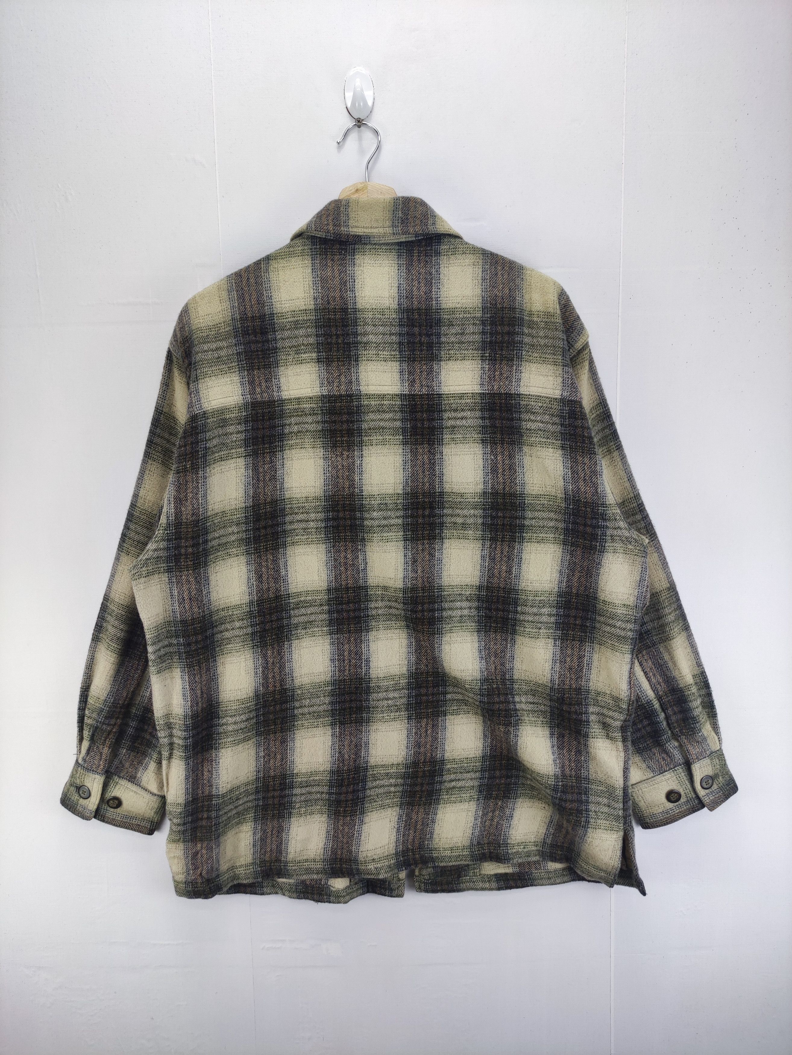 ジャケット・アウター 80s old UNIQLO check wool jacket Japanese Brand × Uniqlo × Vintage Vintage Uniqlo Wool Jacket