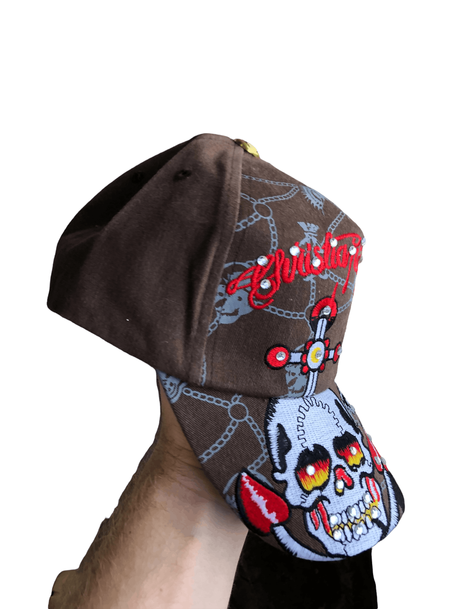 Christian Audigier Ed Hardy Christian Audigier Skull Tiger Cap Excellent New Size ONE SIZE - 2 Thumbnail