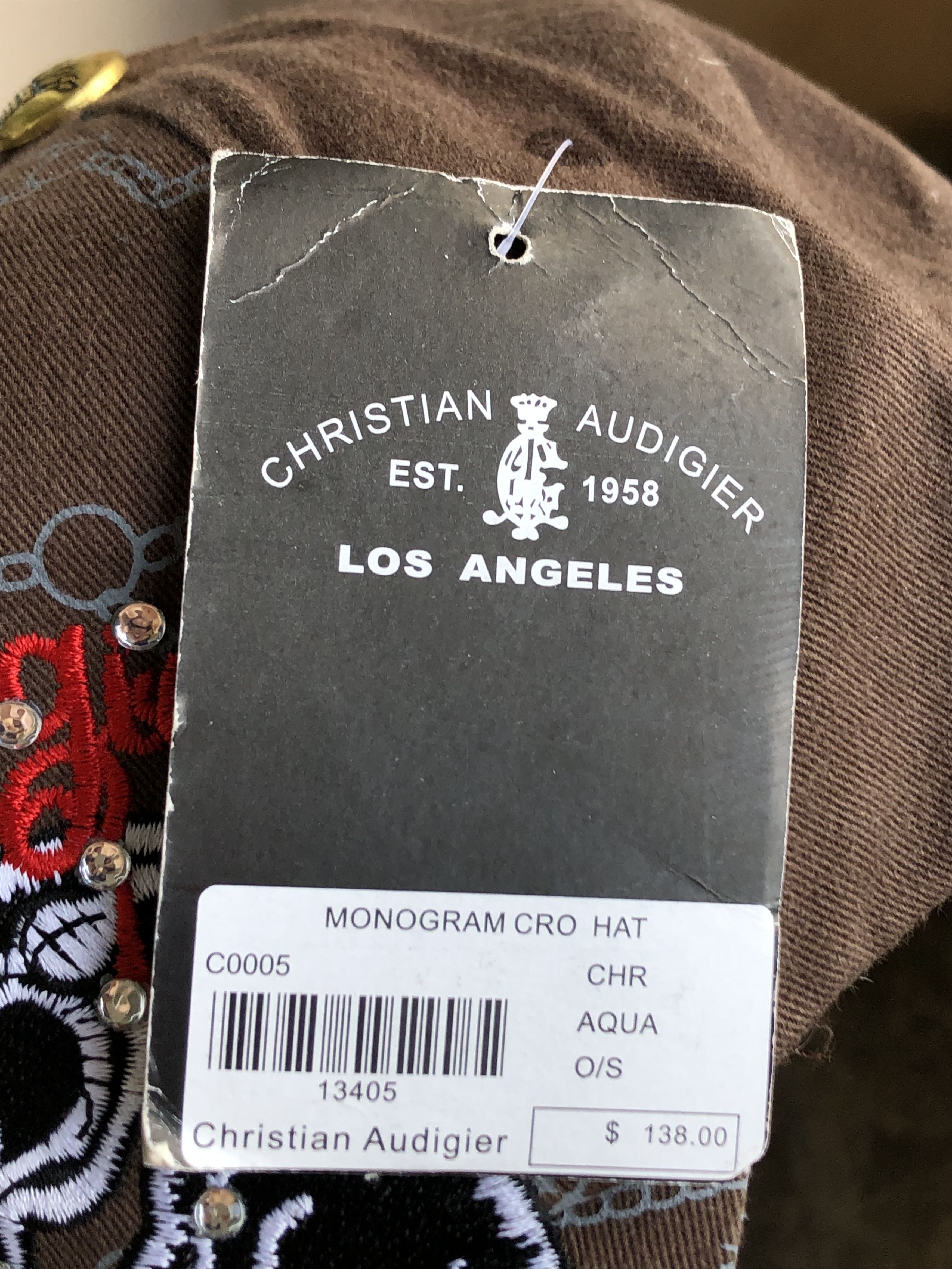 Christian Audigier Ed Hardy Christian Audigier Skull Tiger Cap Excellent New Size ONE SIZE - 11 Thumbnail