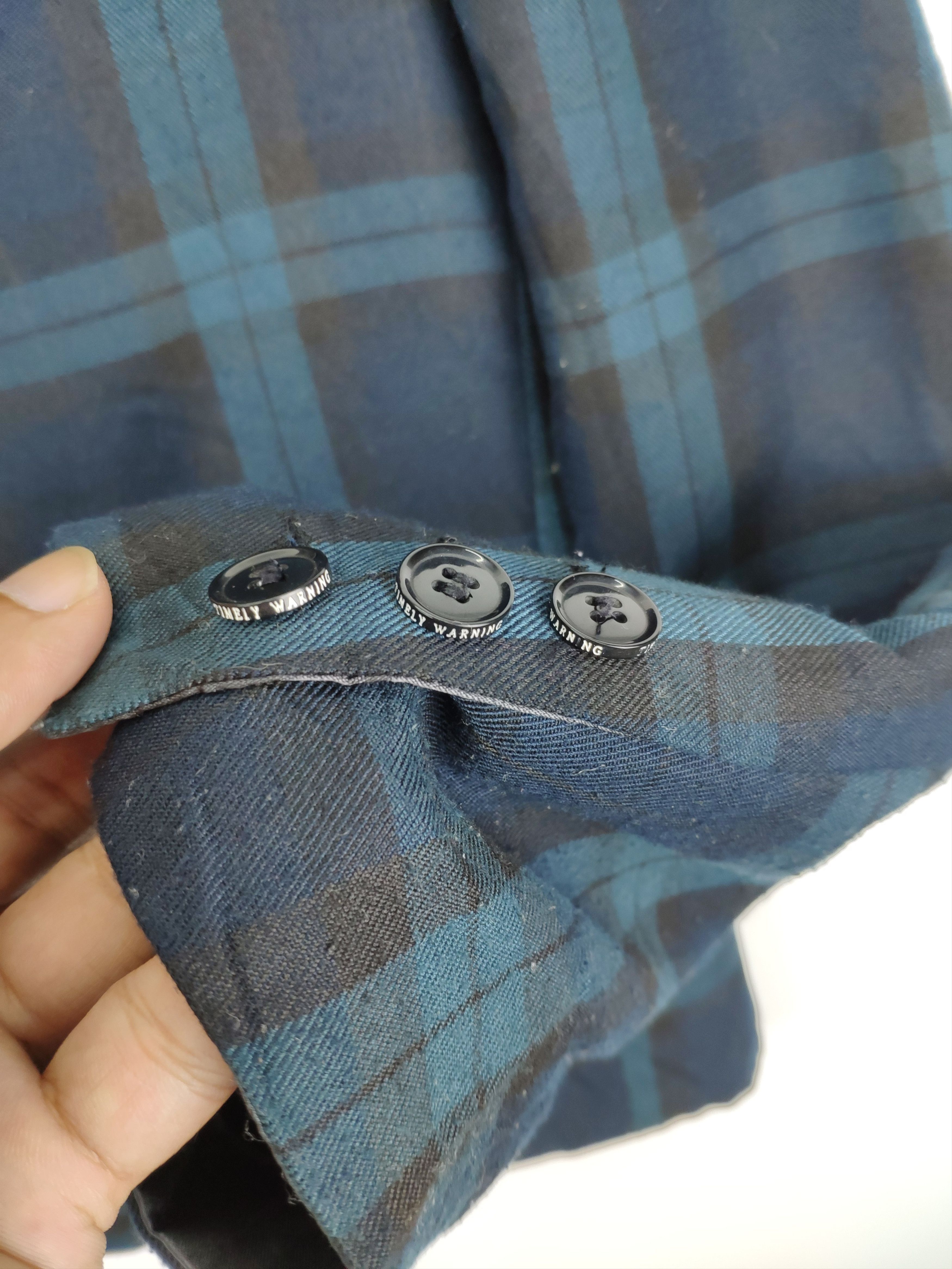 Japanese Brand × Vintage Vintage Plaid Blazer Jacket by Timely Warning Size US M / EU 48-50 / 2 - 5 Thumbnail