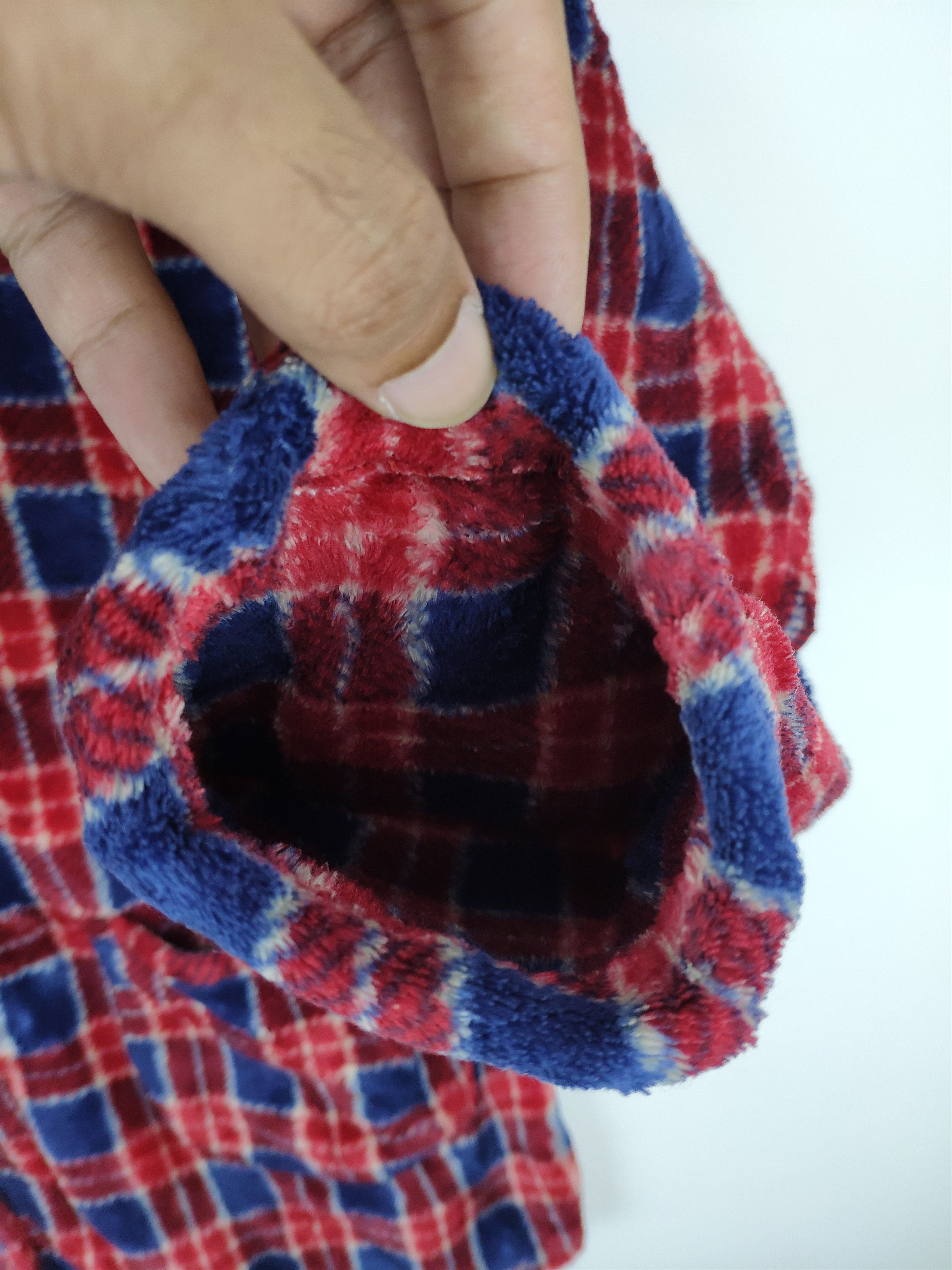 Japanese Brand Vintage Fleece Shirt Button Up Checkered Size M / US 6-8 / IT 42-44 - 4 Thumbnail