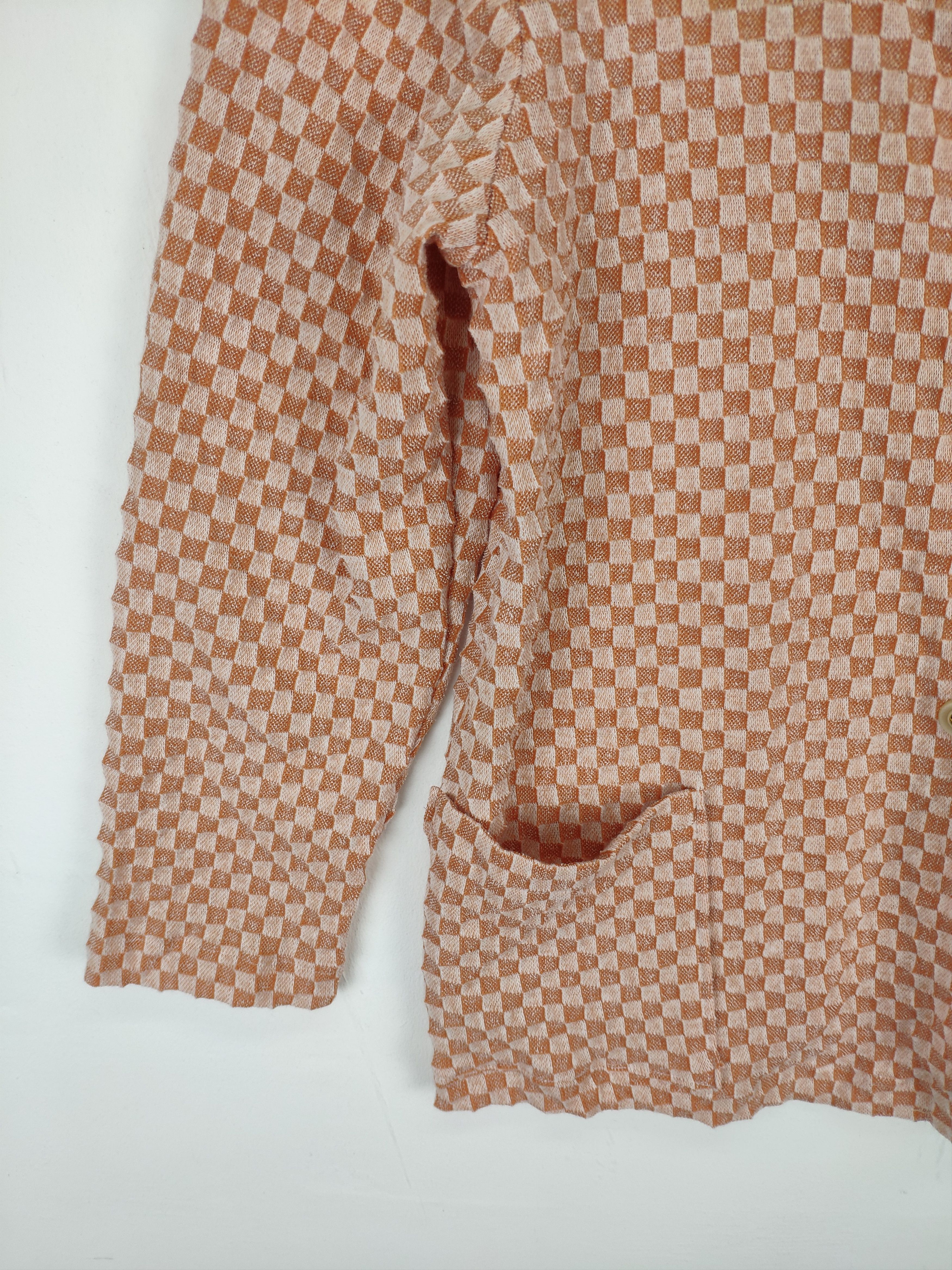 Japanese Brand Vintage Plaid Cardigan Cropped Unbranded Chanel Style Size XS / US 0-2 / IT 36-38 - 6 Thumbnail