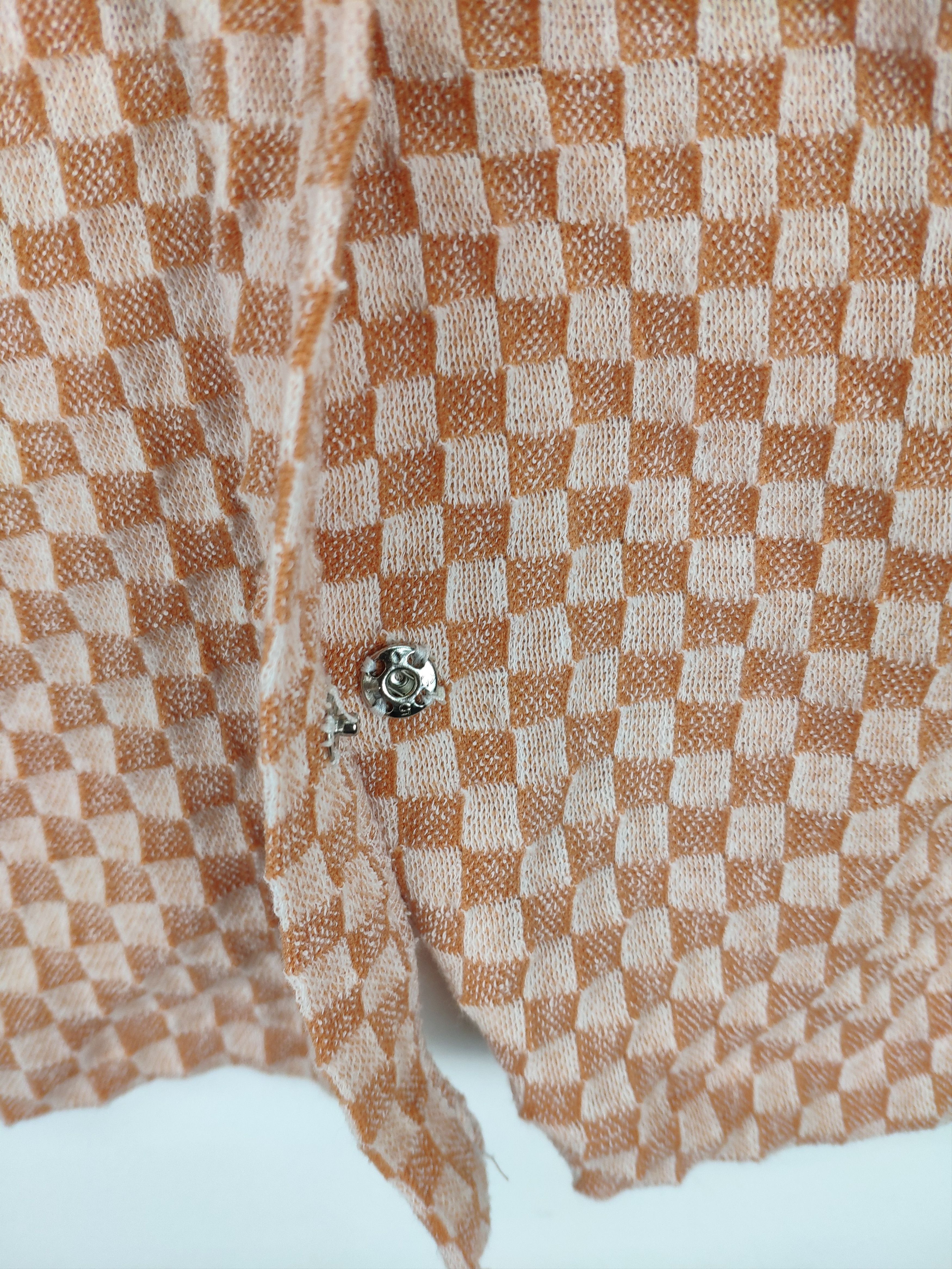 Japanese Brand Vintage Plaid Cardigan Cropped Unbranded Chanel Style Size XS / US 0-2 / IT 36-38 - 9 Thumbnail